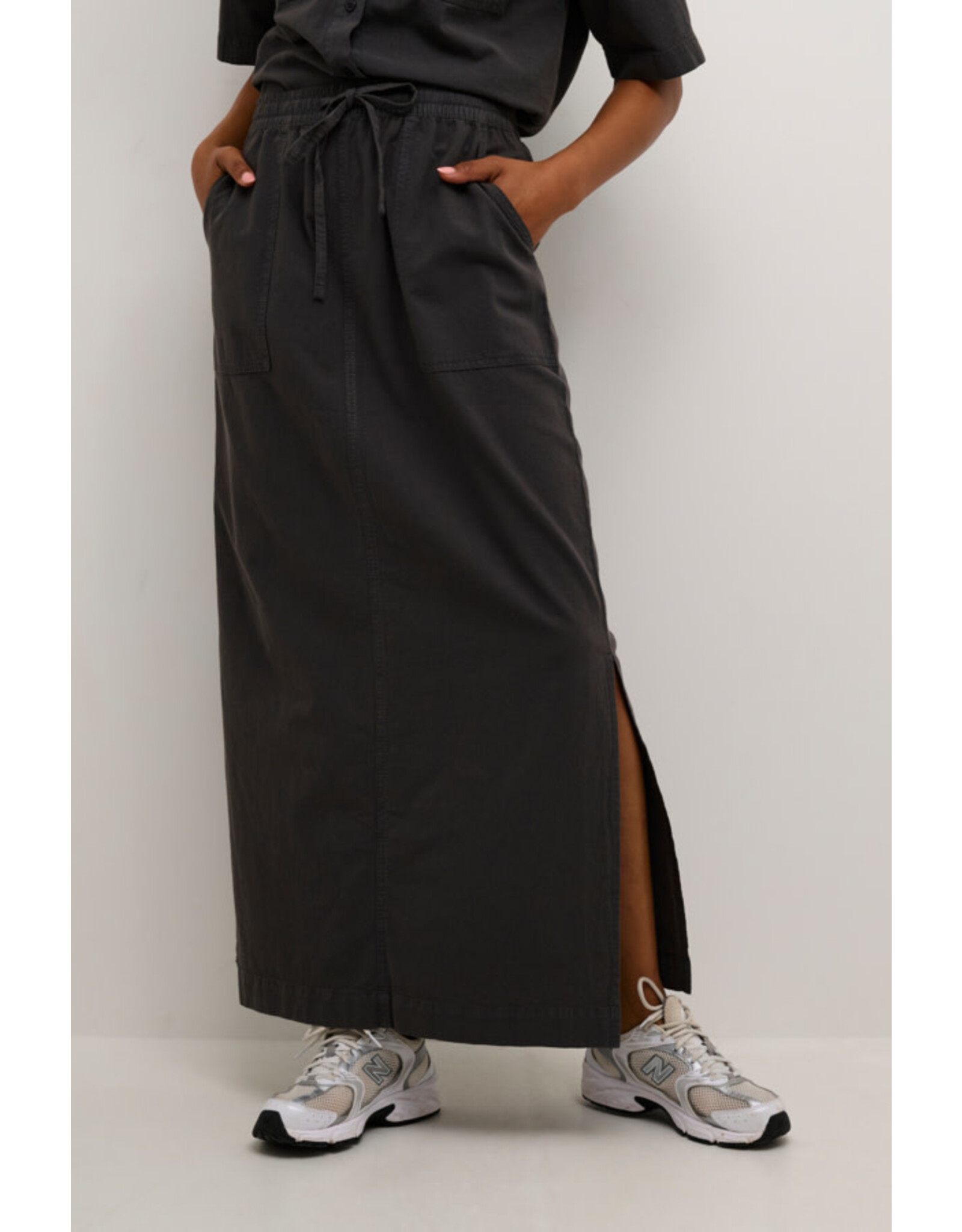 Kaffe Kaffe - Naya Liah Skirt (Black Oyster)