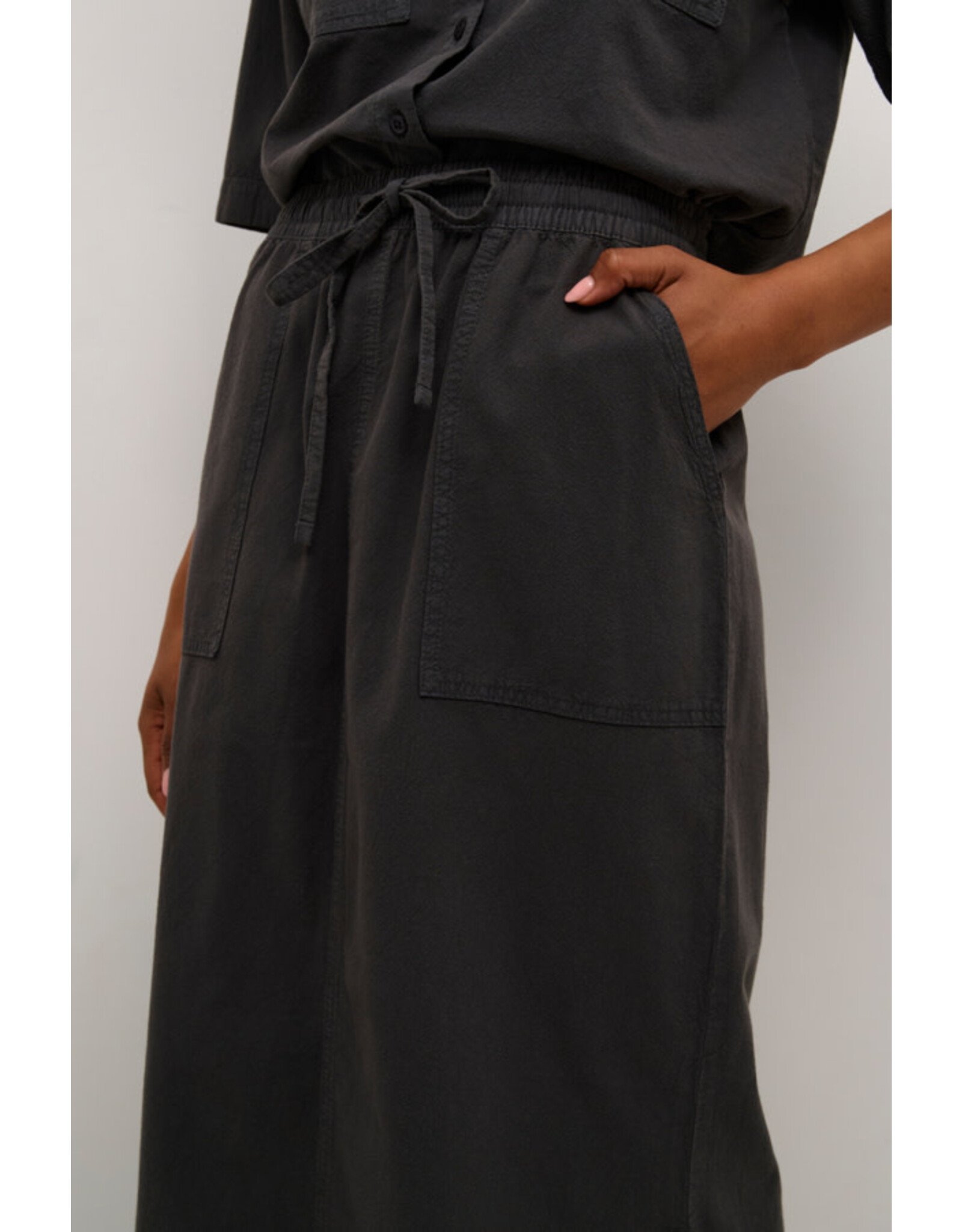 Kaffe Kaffe - Naya Liah Skirt (Black Oyster)