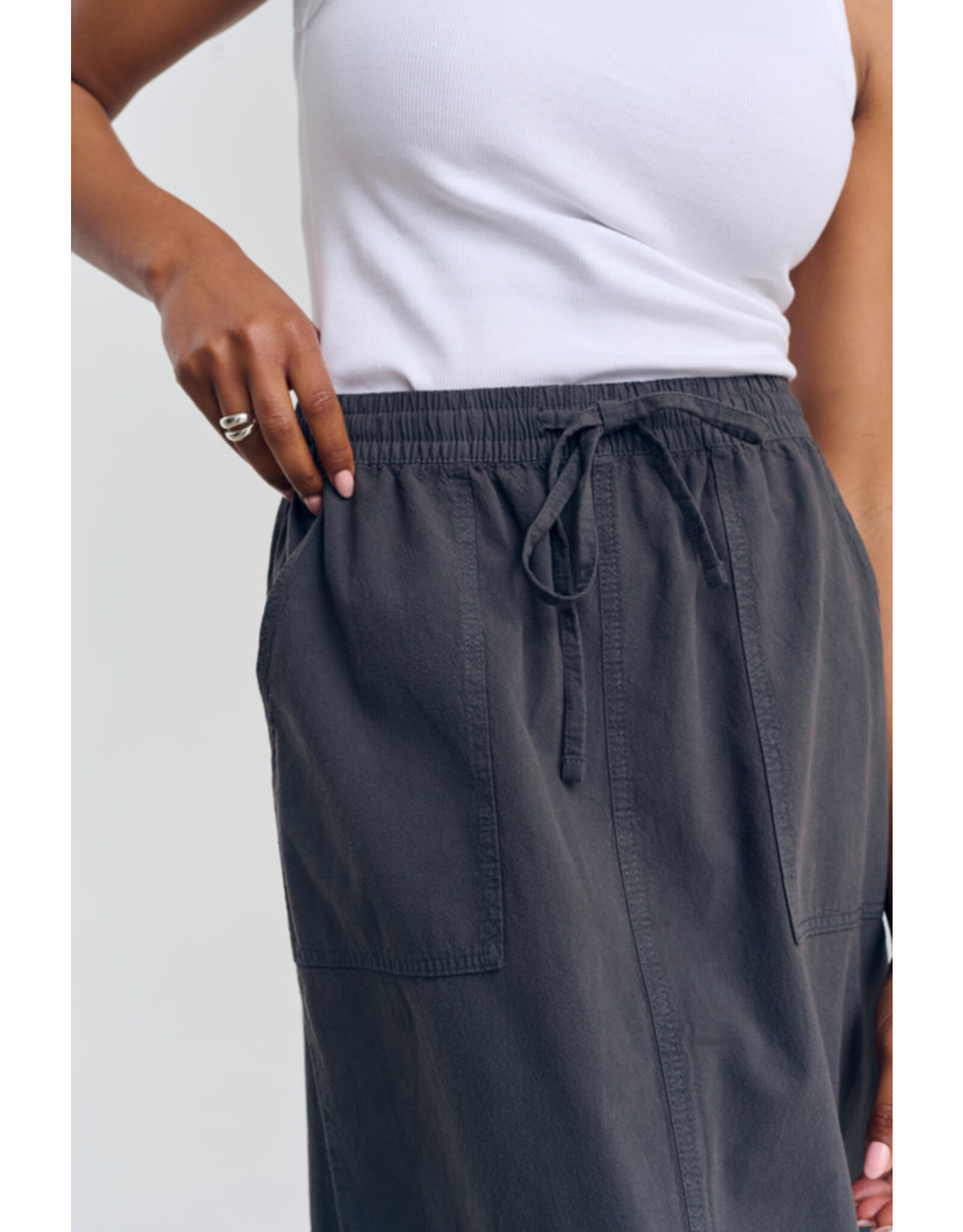 Kaffe Kaffe - Naya Liah Skirt (Black Oyster)