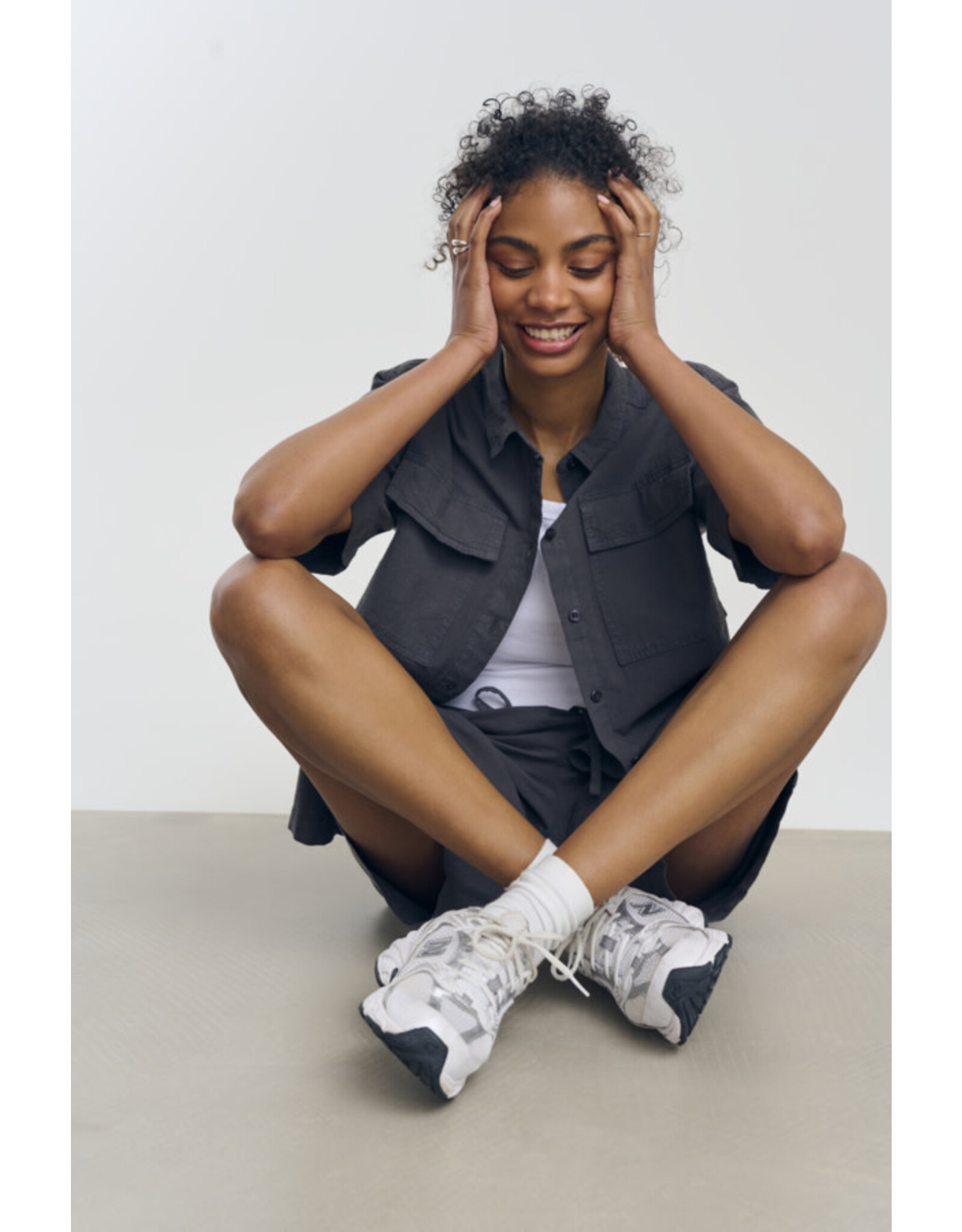 Kaffe Kaffe - Naya Liah Shirt (Black Oyster)