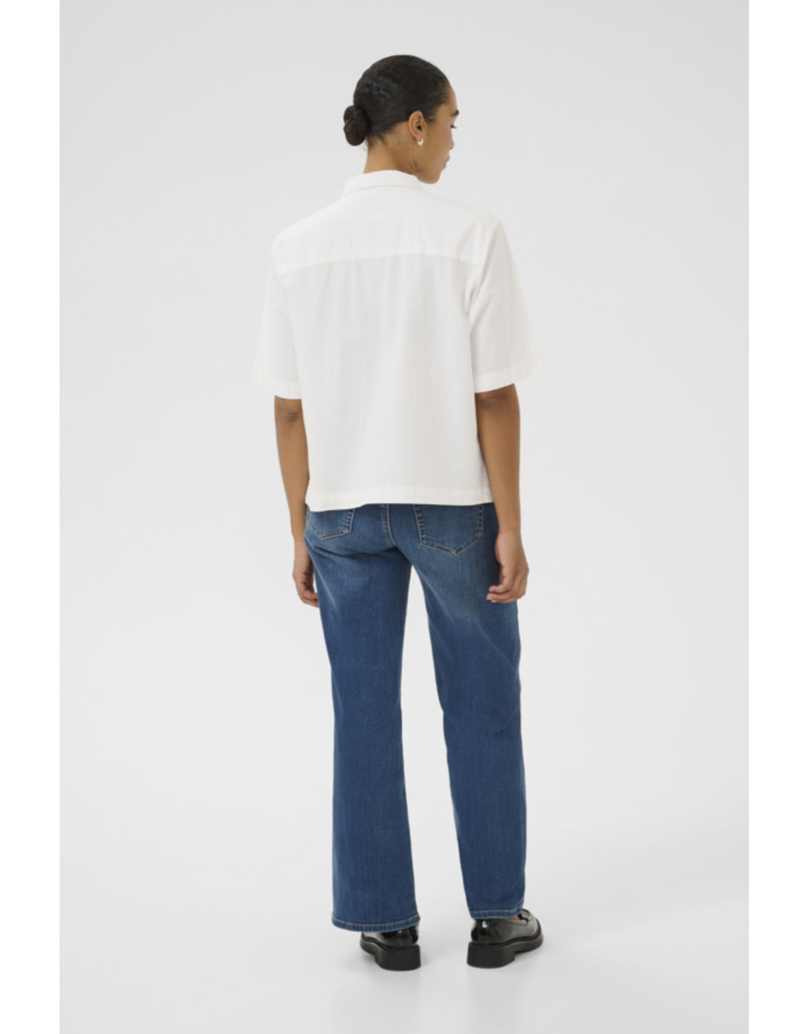 Kaffe Kaffe - Naya Liah Shirt (Chalk)