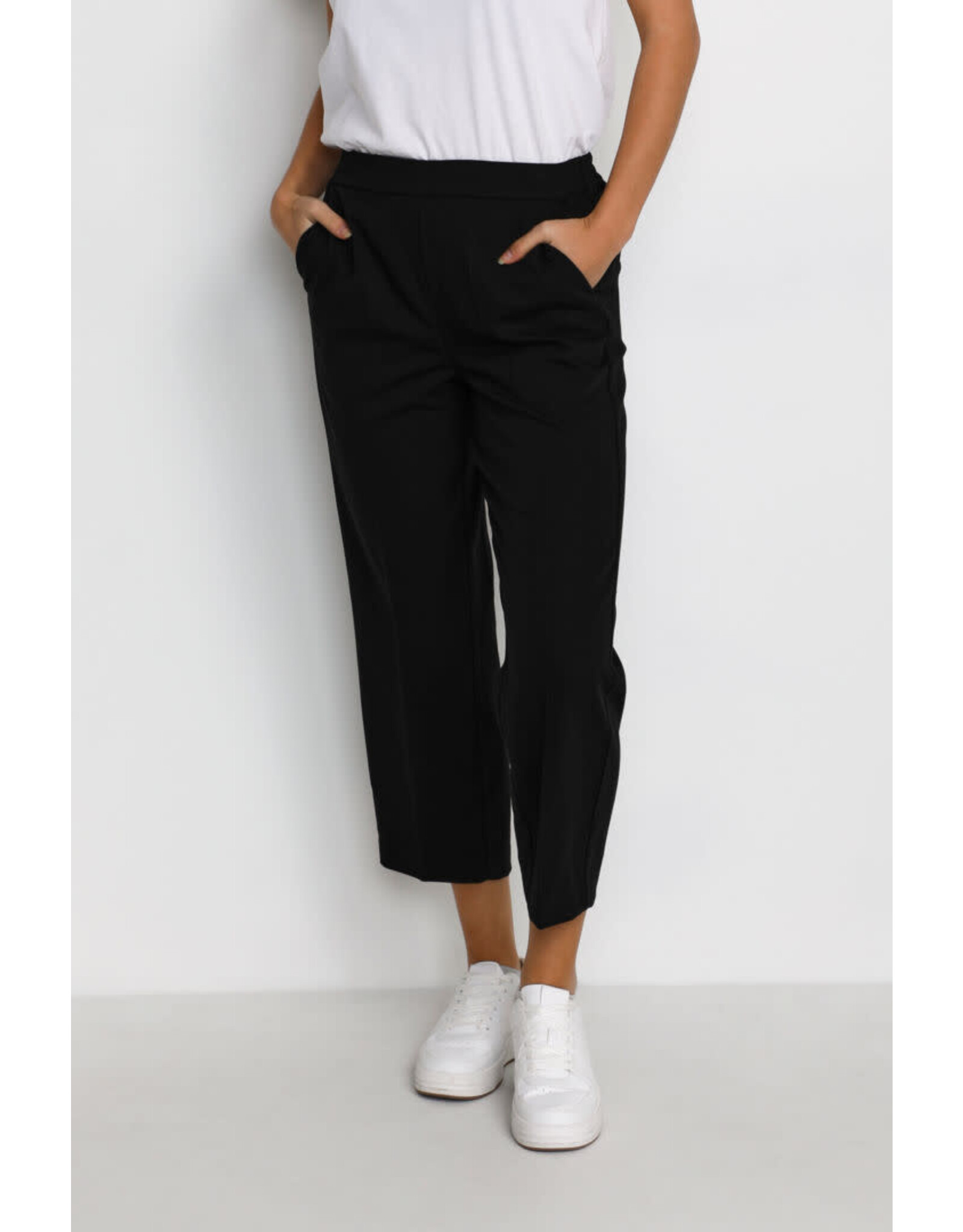 Kaffe Kaffe - Sakura cropped pant (Black Deep)
