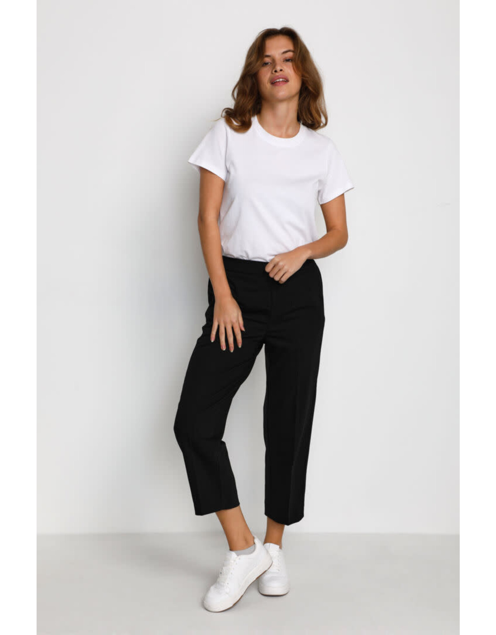 Kaffe Kaffe - Sakura cropped pant (Black Deep)