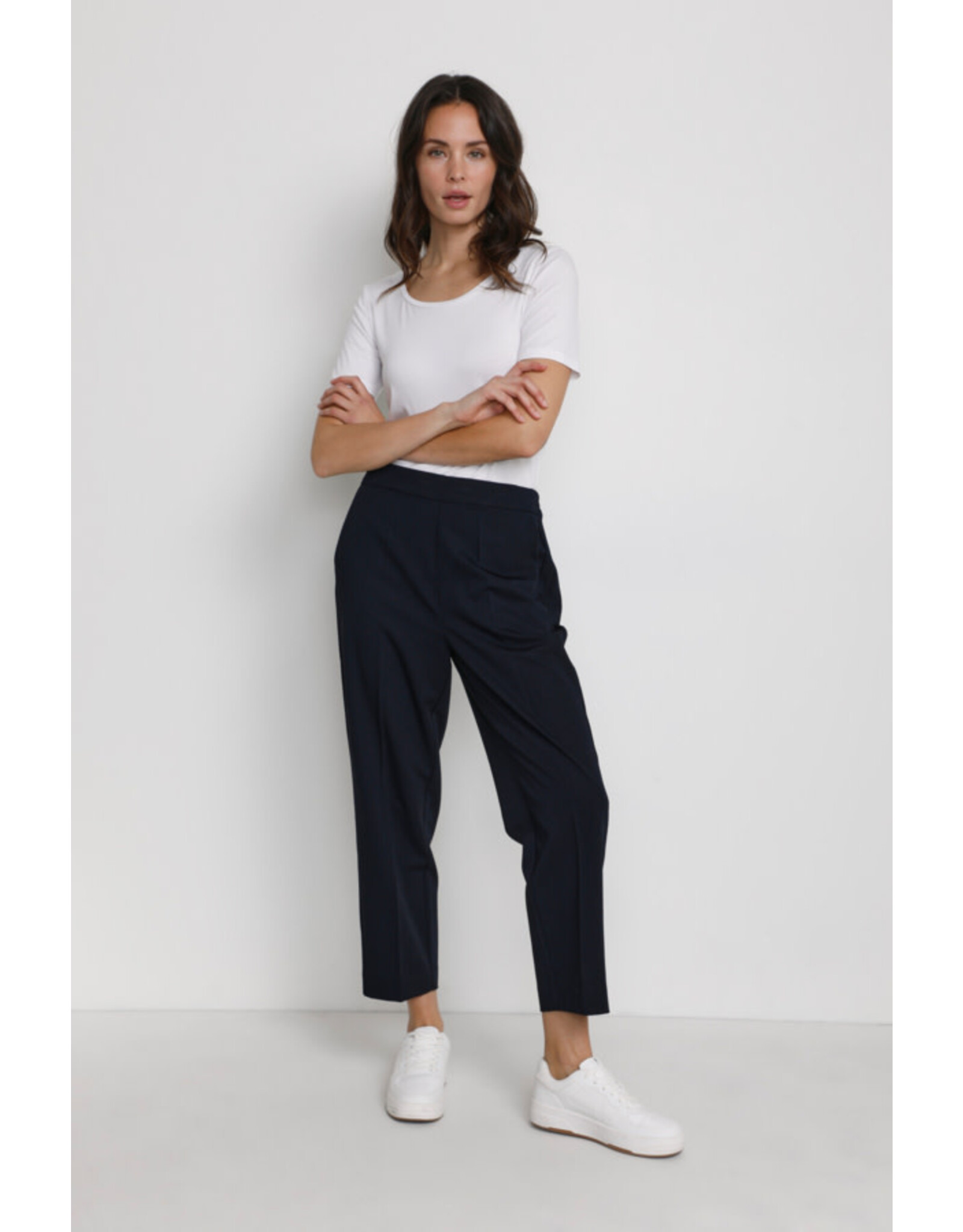 Kaffe Kaffe - Sakura cropped pant (Midnight Marine)