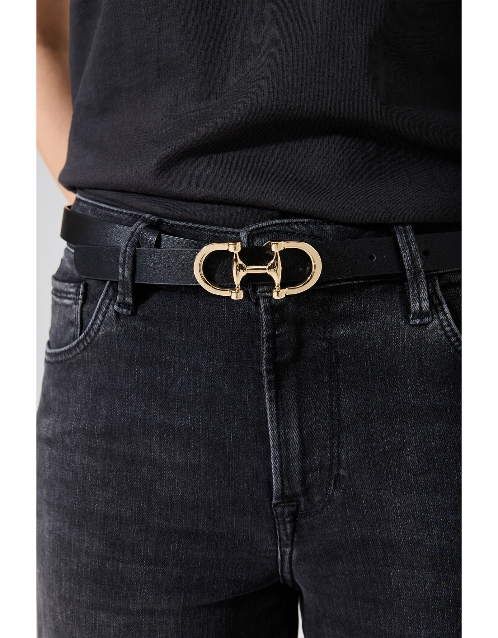 Garcia Garcia - Leather Belt (Black)