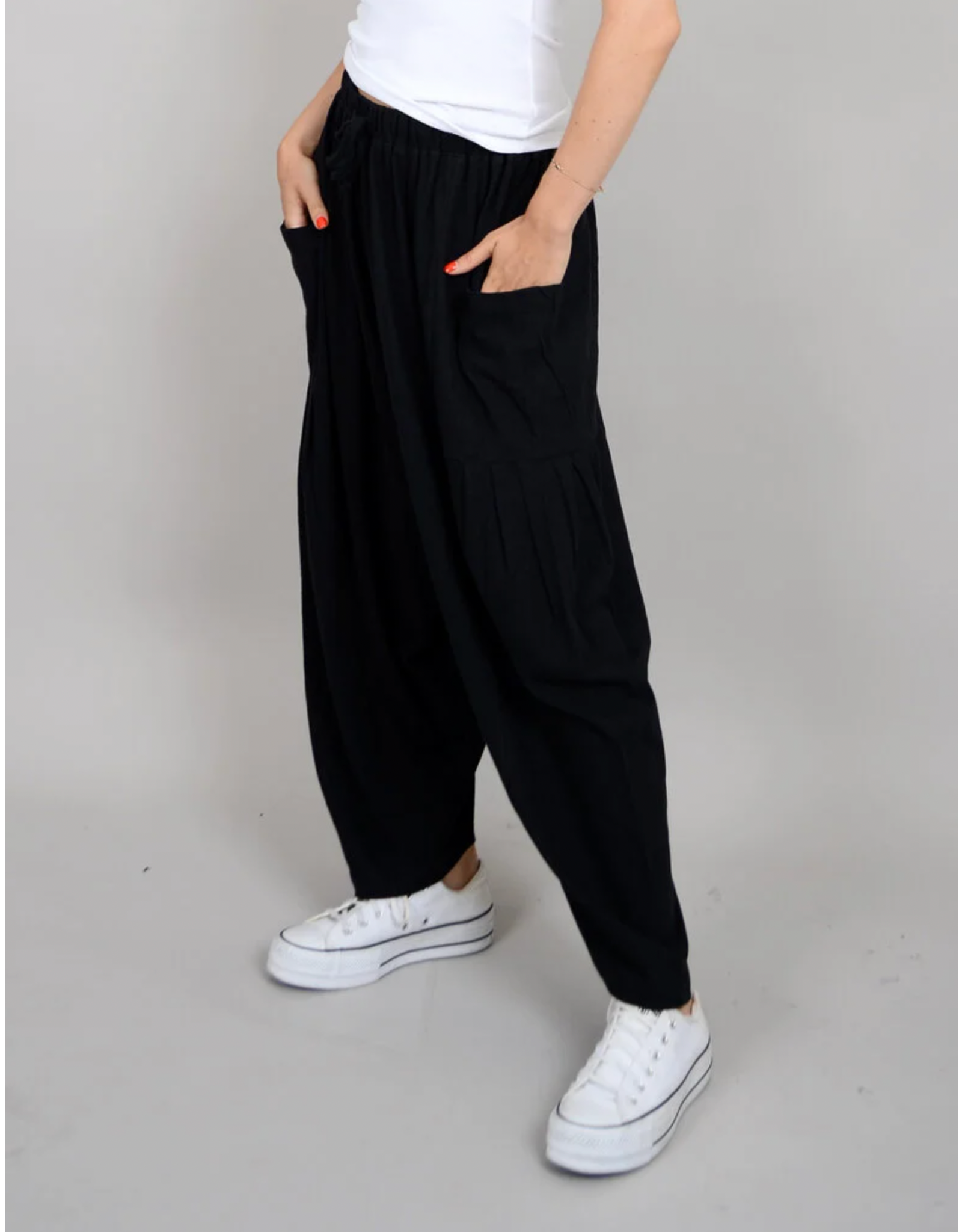 RD Style RD Style - Hansen Drawstring Barrel Pants (Black)