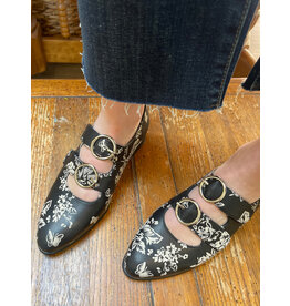 Django and Juliette Django & Juliette - Gifth (Black / Milk Floral Leather)