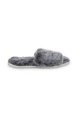 Lemon Lemon - Waterfront fur slide slipper (black)