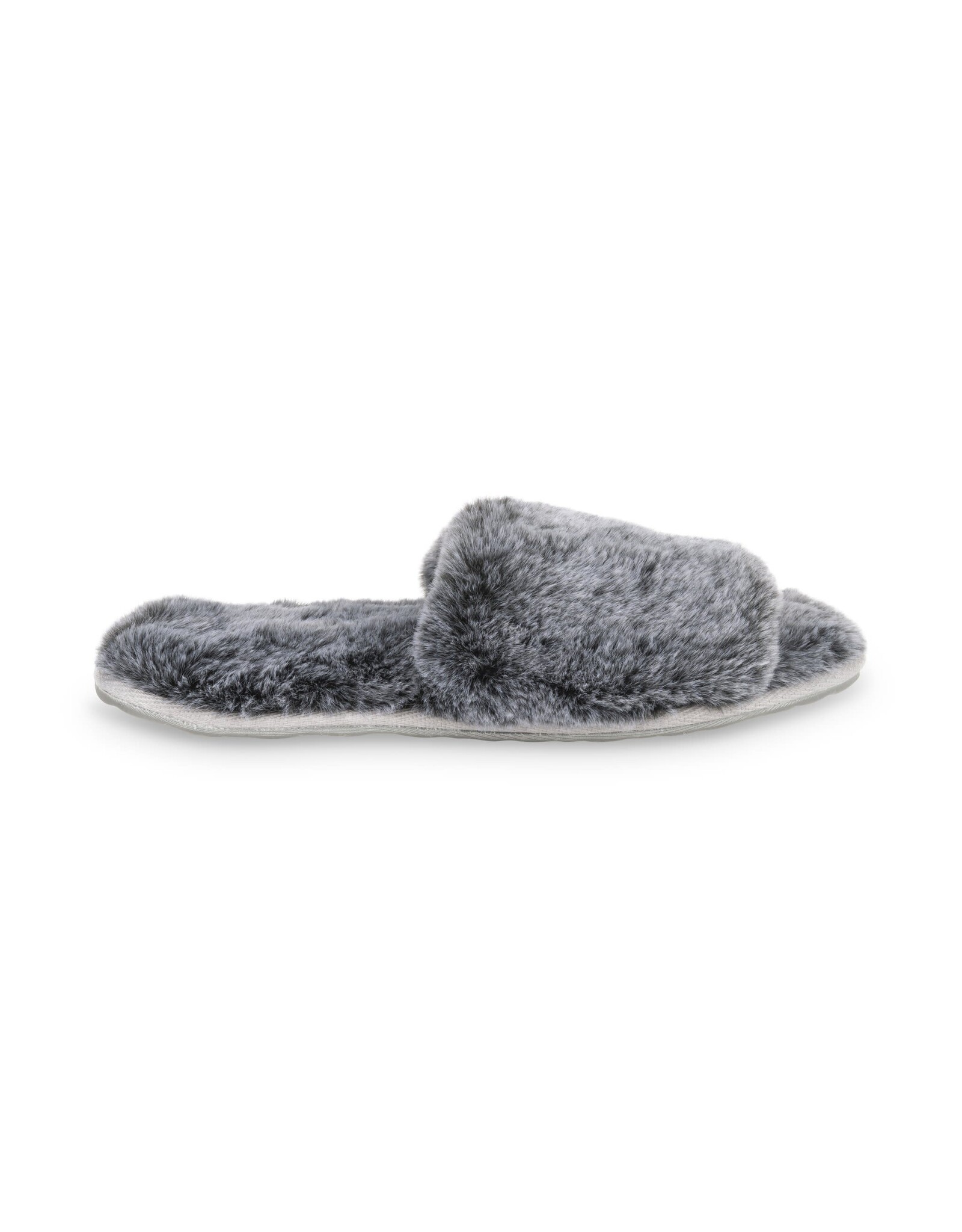 Lemon Lemon - Waterfront fur slide slipper (black)