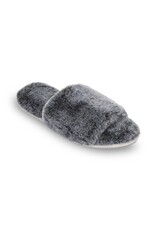 Lemon Lemon - Waterfront fur slide slipper (black)