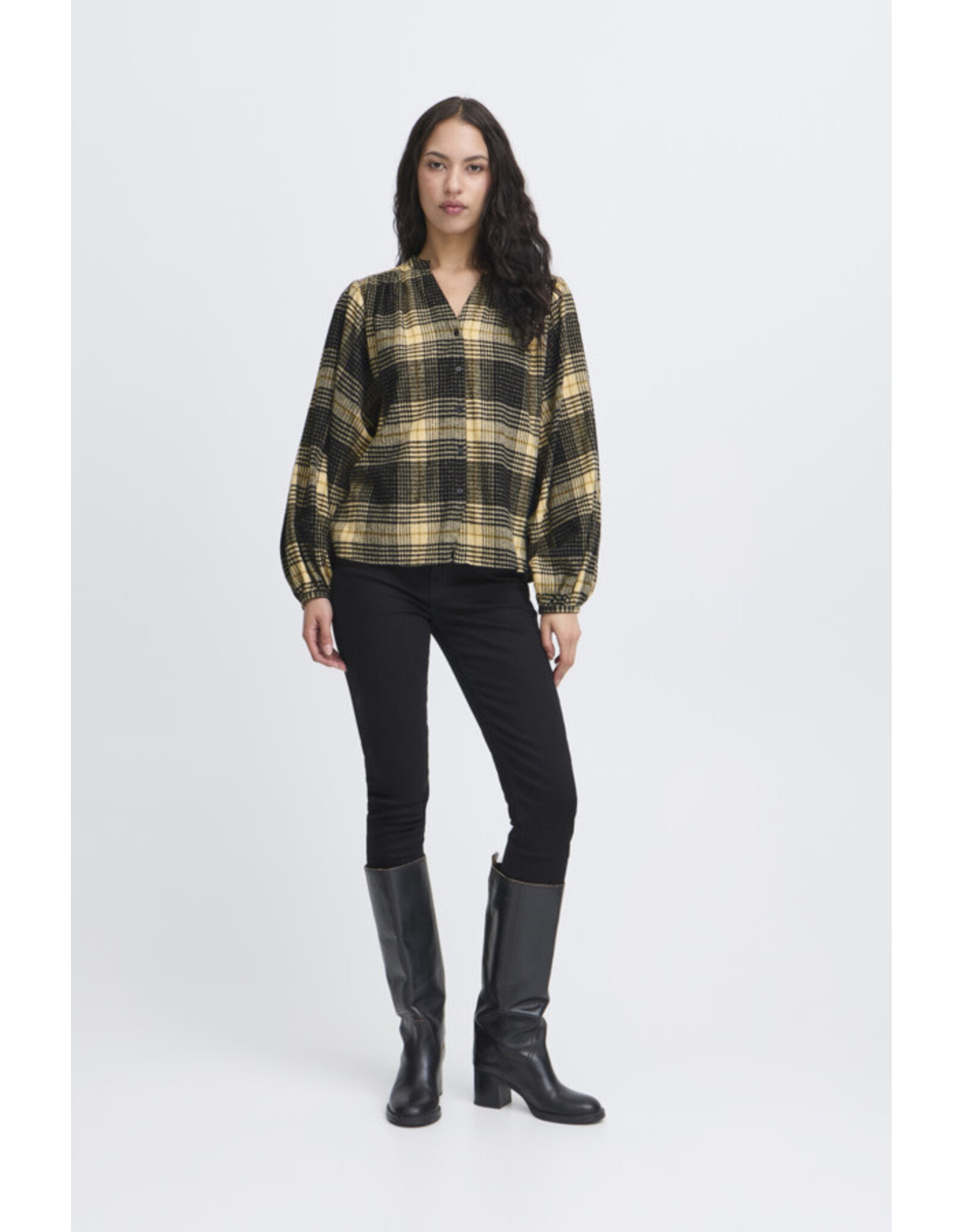 ICHI ICHI - Siva Plaid Button Up