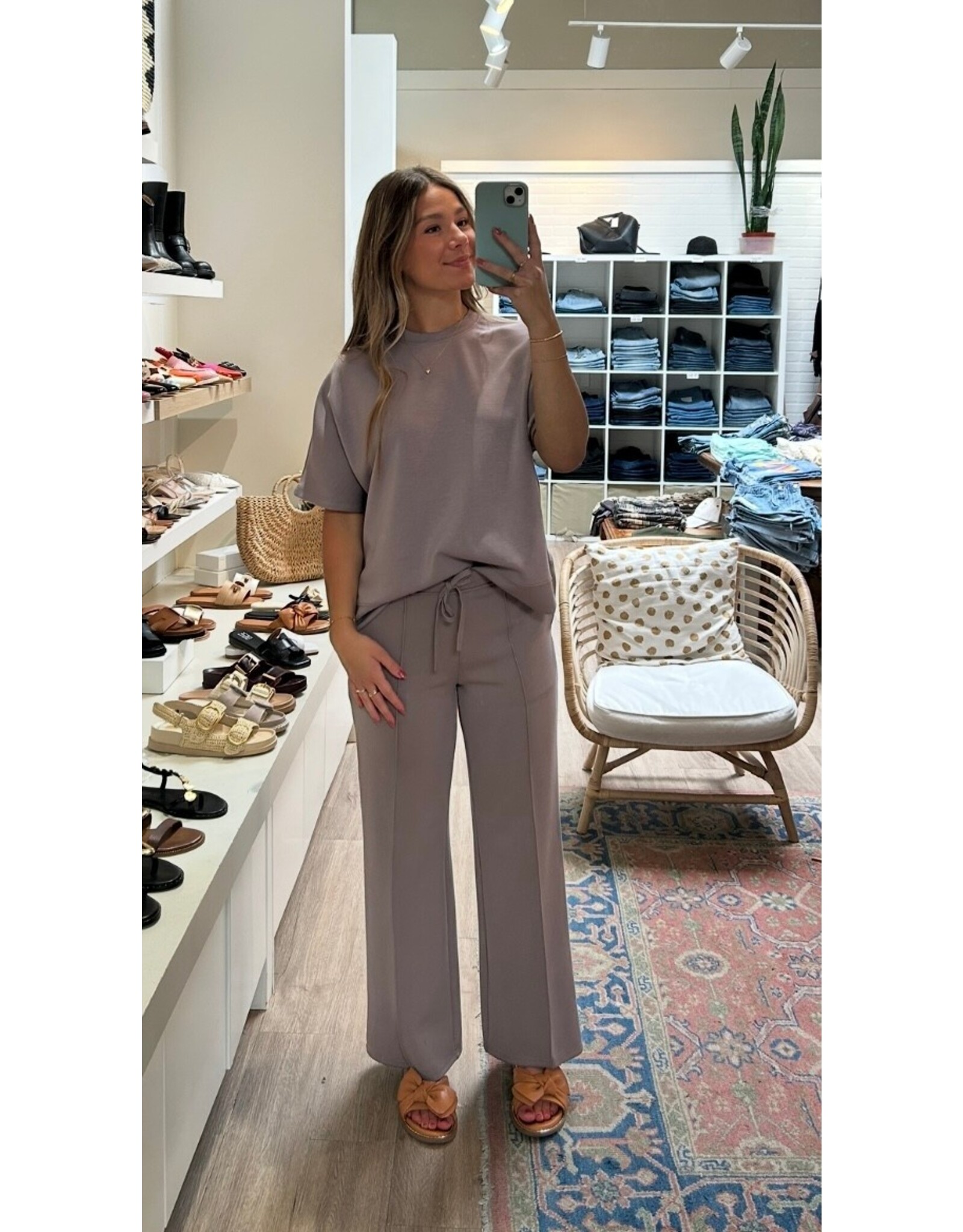 RD Style RD Style - Prida Soft Knit Drawstring Pant (Fog)