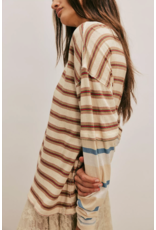 Free people Free People - Nina Stripe Long Sleeve Tee (Neutral)