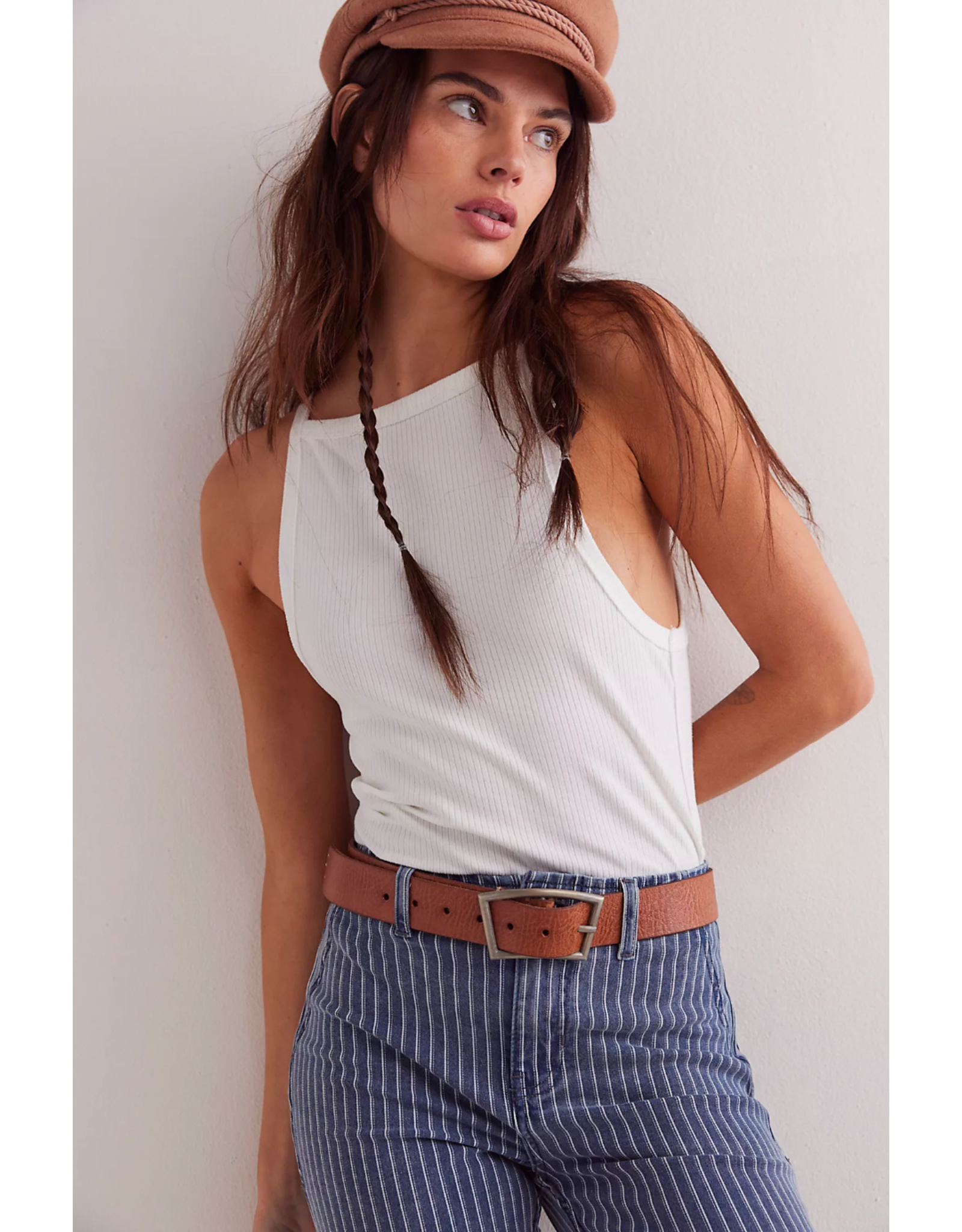 Free people Free People - WTF Essex Belt (Cognac)