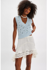 Free people Free People - Plumeria Floral V Neck Vest (Bluegrass)