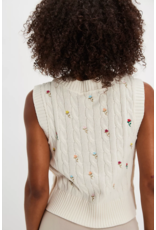 Free people Free People - Plumeria Floral V Neck Vest (Ivory)