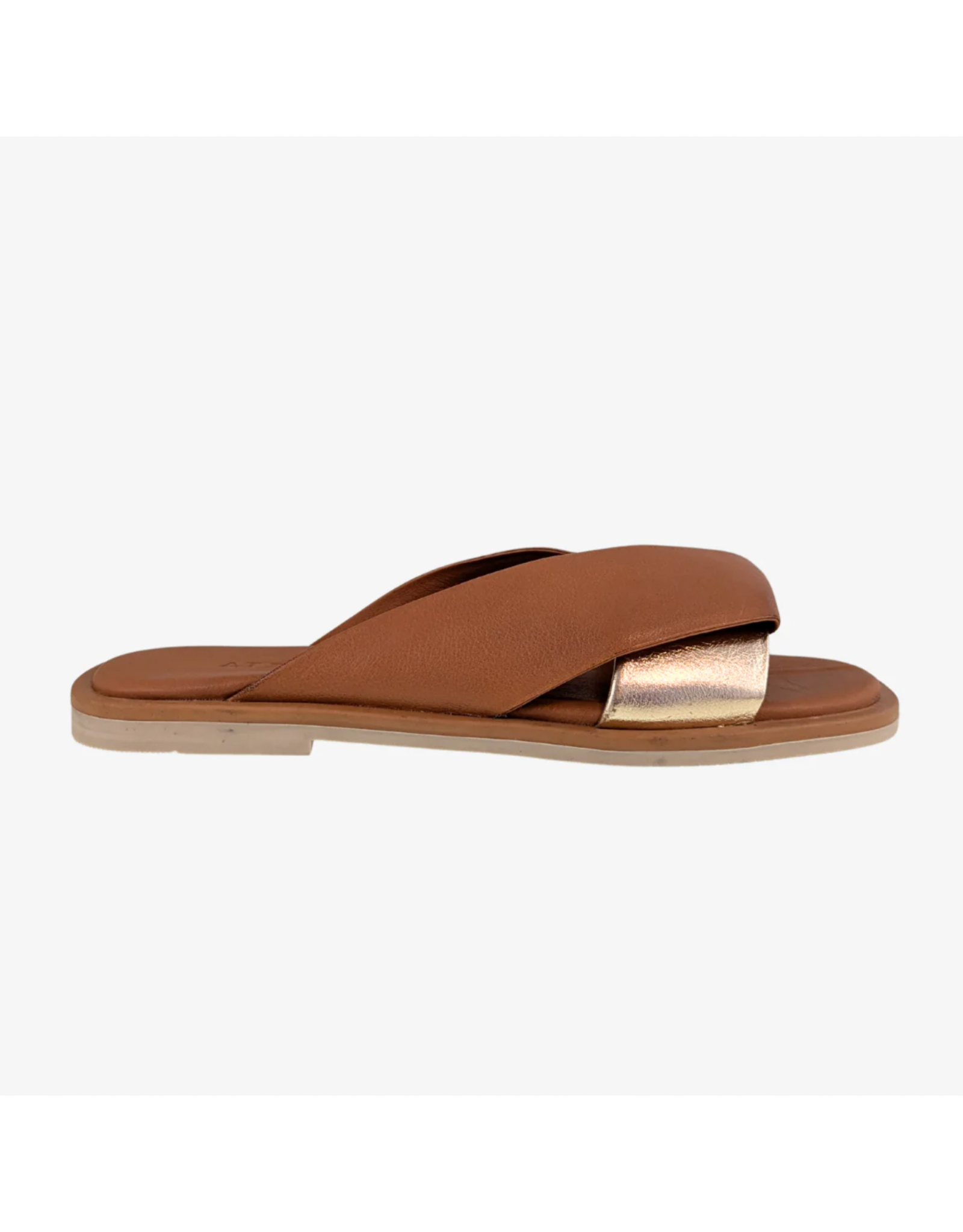 Ateliers Ateliers - Faust Leather Slide (Coconut / Gold)