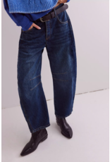 Free people Free People - Good Luck Midrise Barrel Jean (Deep End)