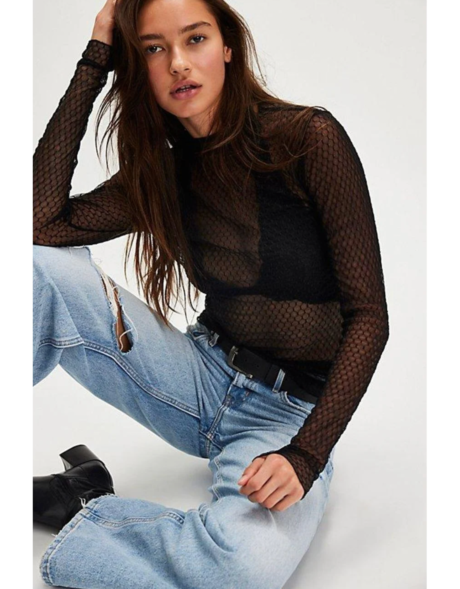 Free people Free People - Minding My Business Top (Black)