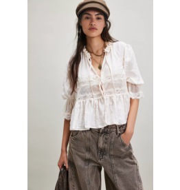 Free people Free People - Forever Young Bed Jacket (White Alyssum)