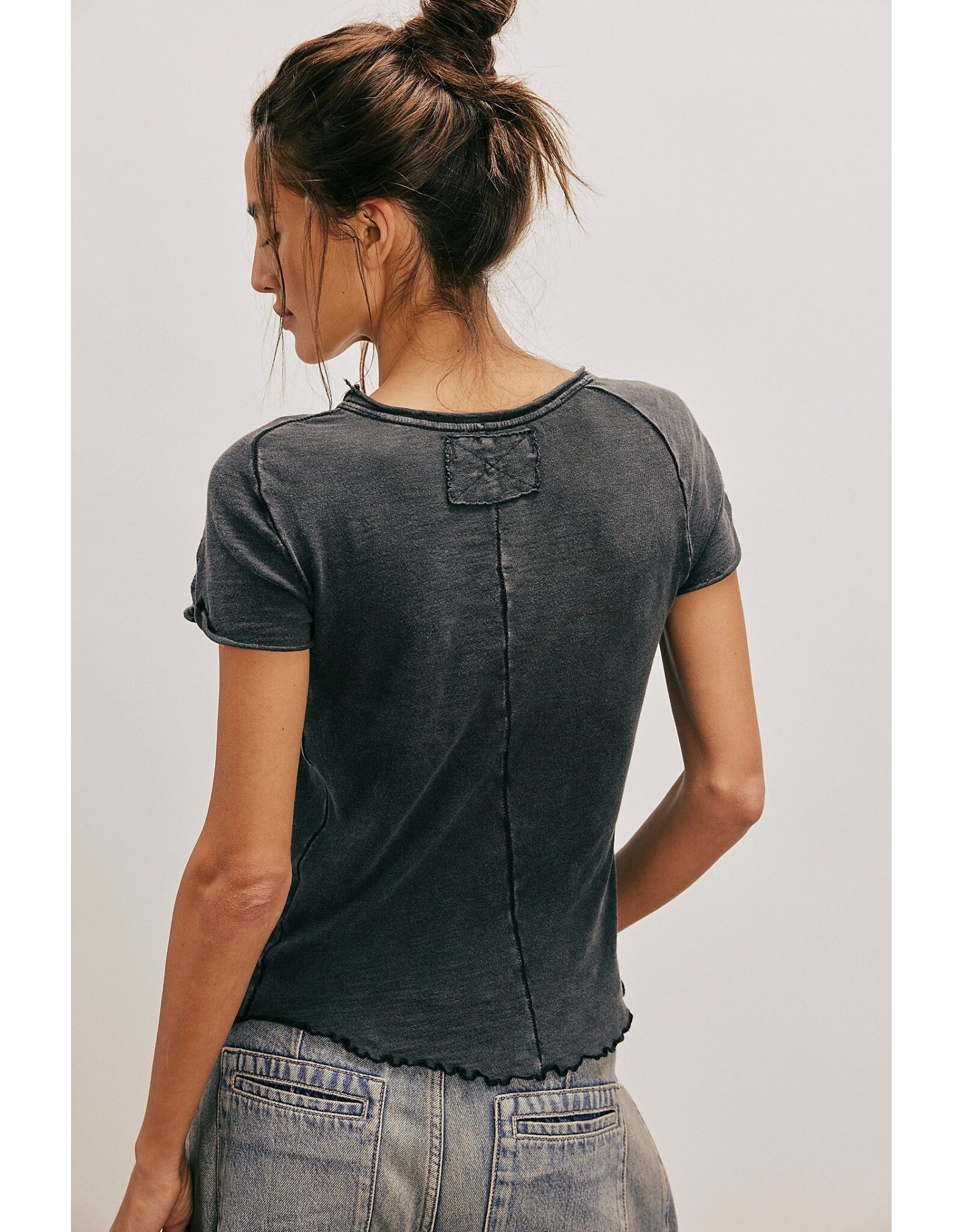 Free people Free People - Be My Baby Tee (Black)
