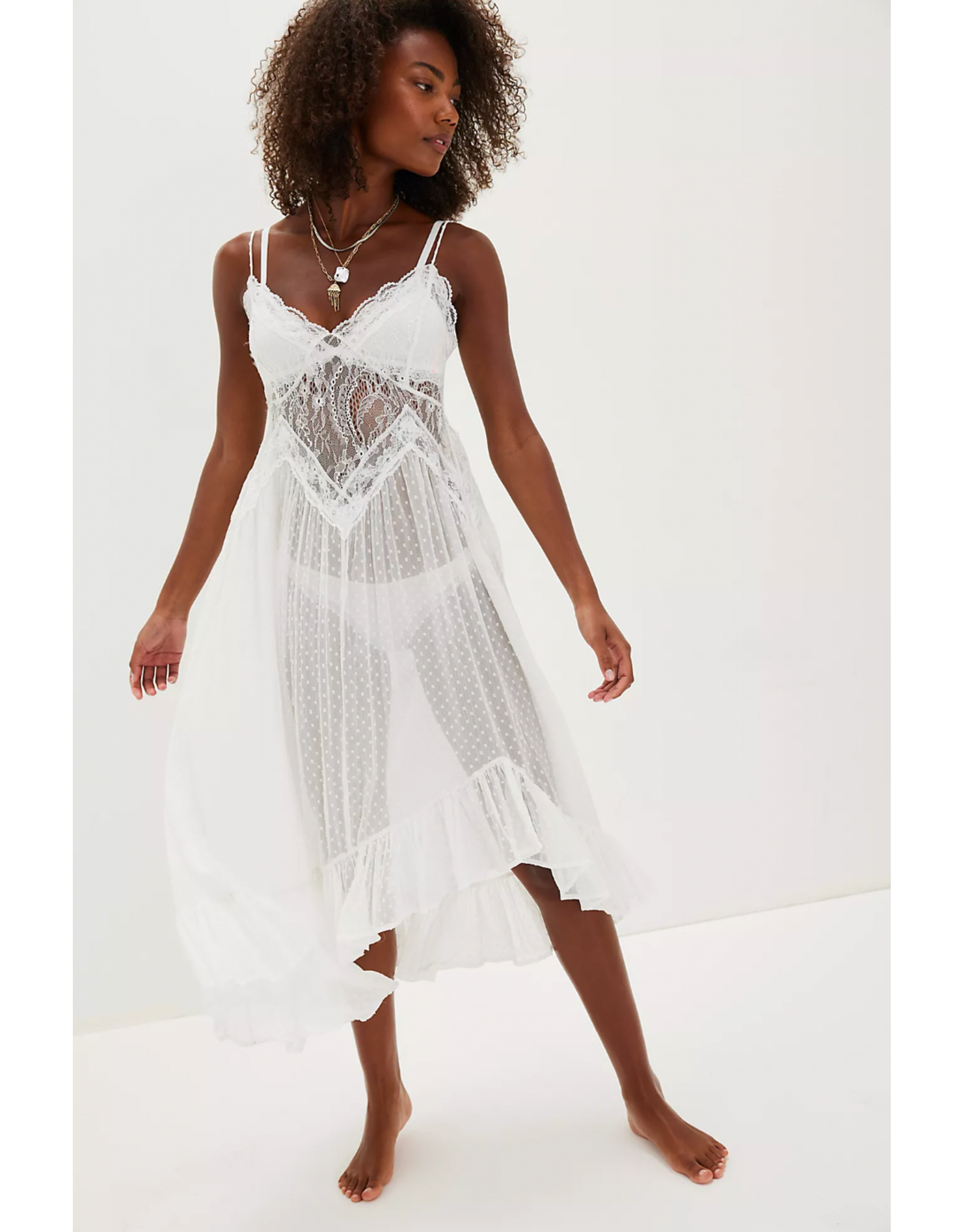 Free people Free People - Light My Fire Slip (Clean Ivory)