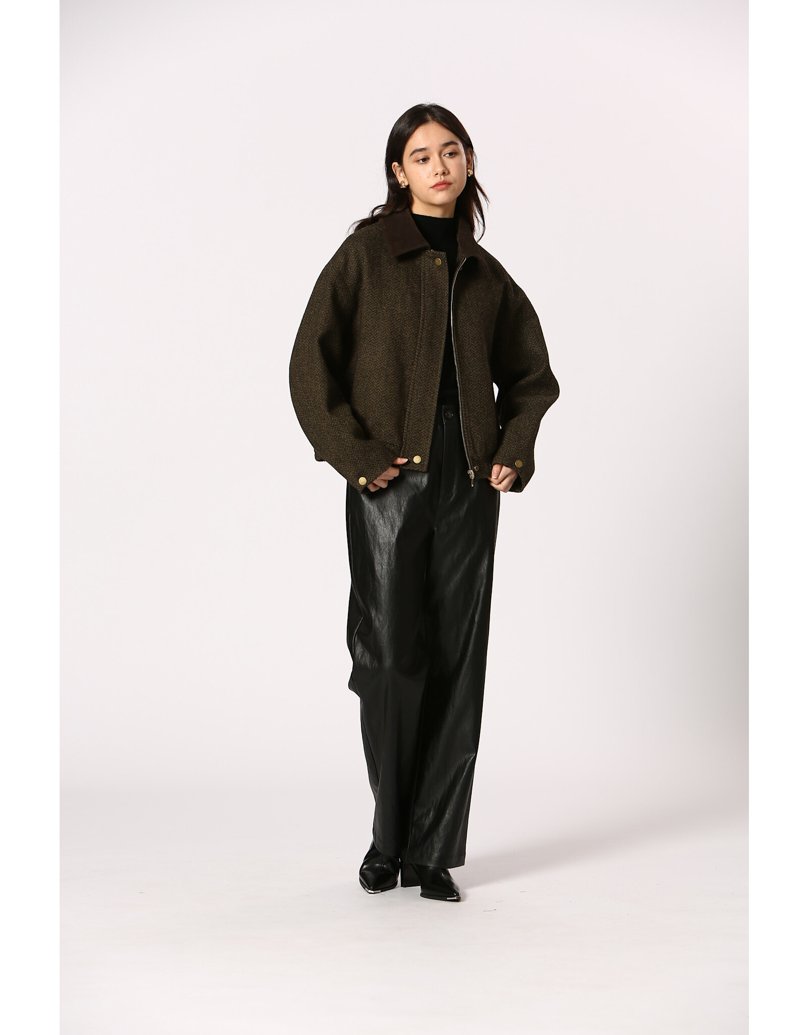 Korner Korner - Herringbone Jacket (Brown)