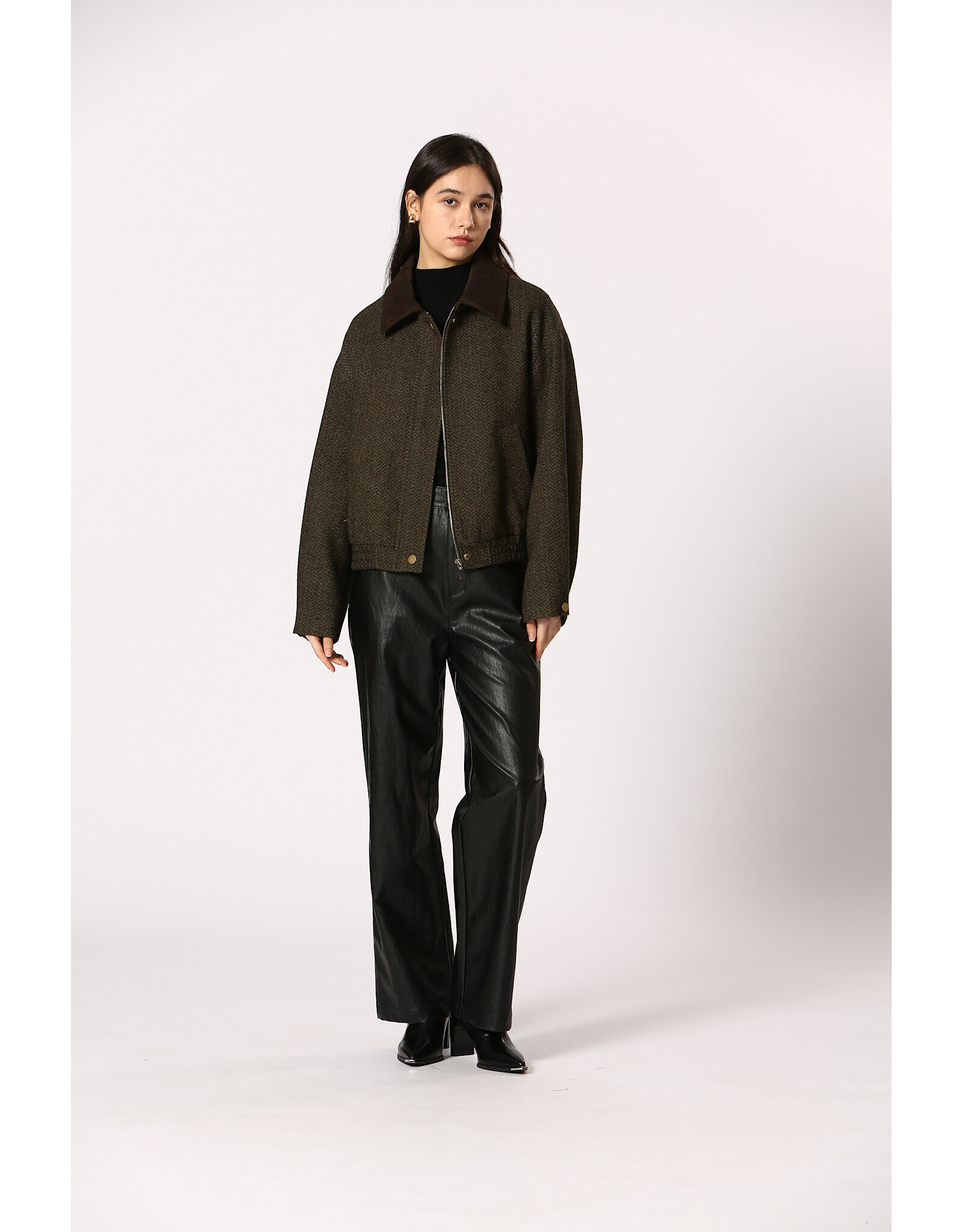 Korner Korner - Herringbone Jacket (Brown)