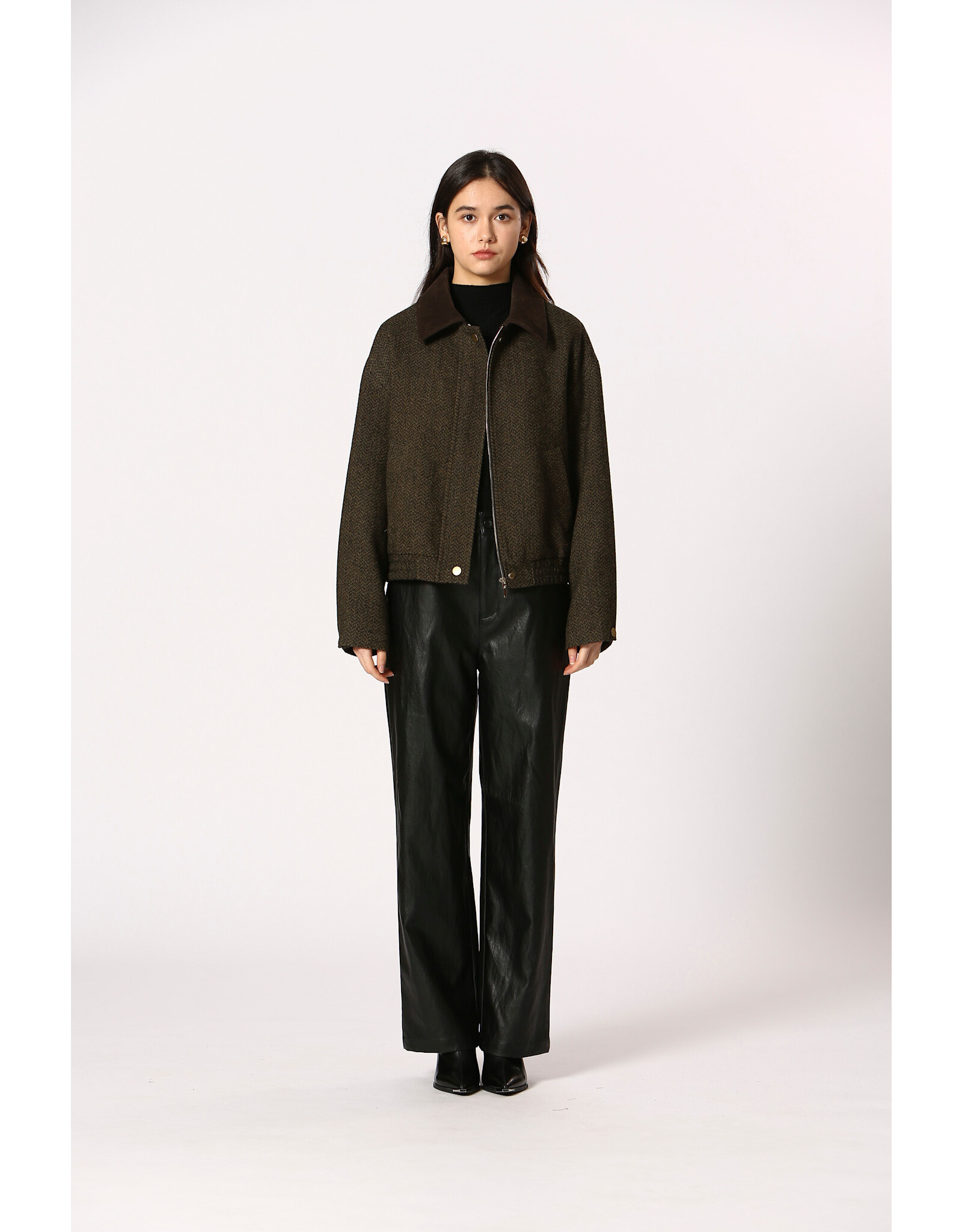 Korner Korner - Herringbone Jacket (Brown)
