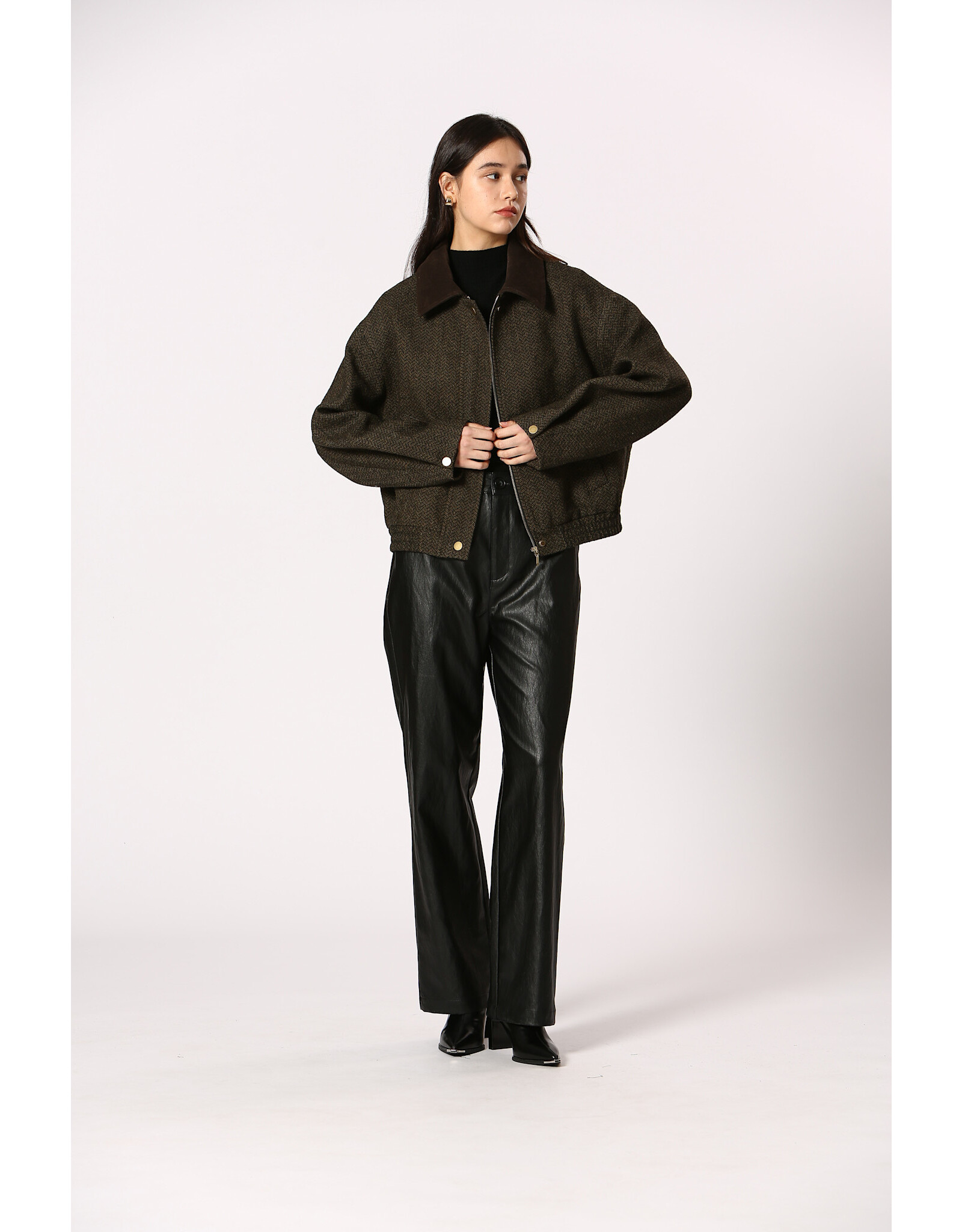 Korner Korner - Herringbone Jacket (Brown)