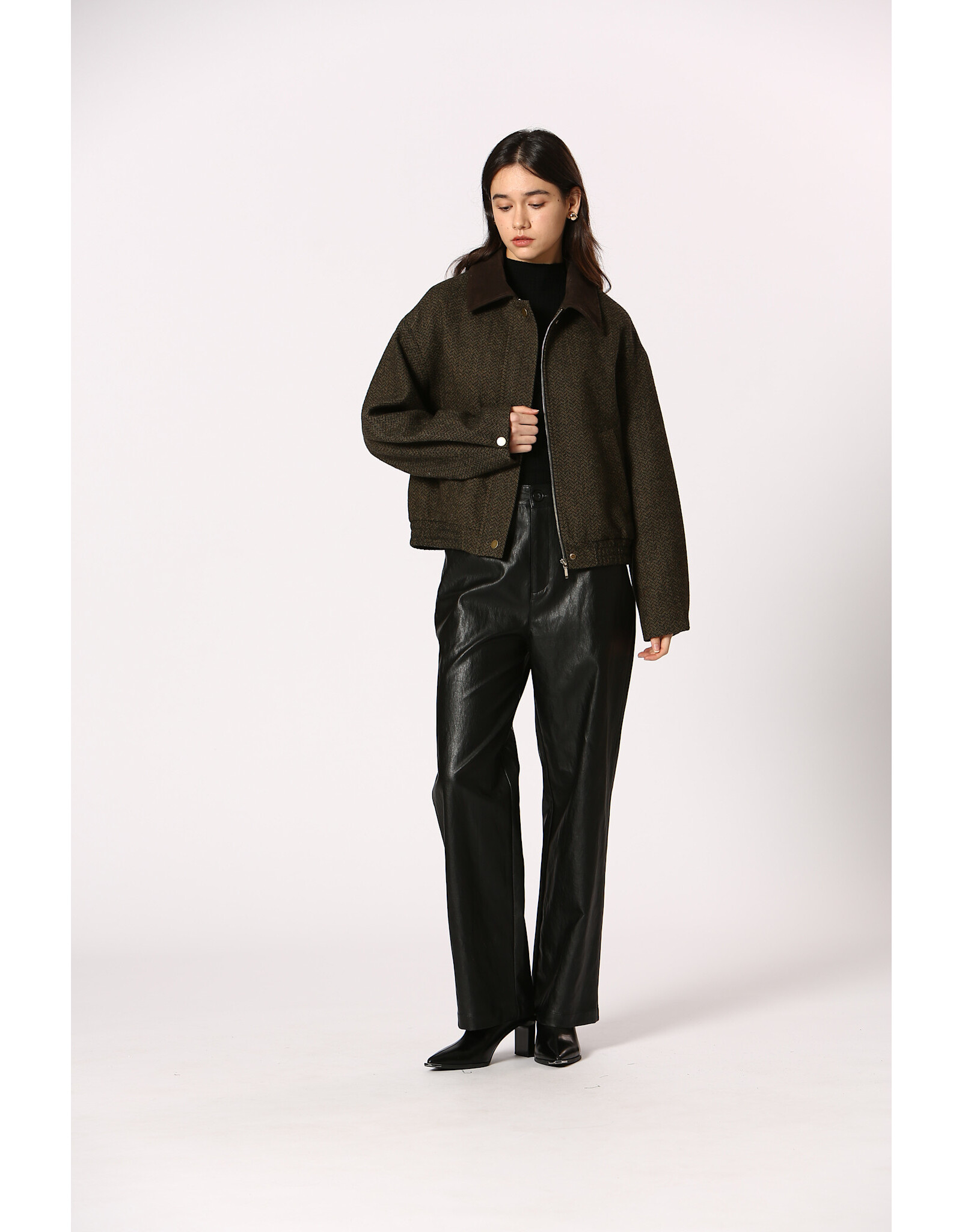 Korner Korner - Herringbone Jacket (Brown)