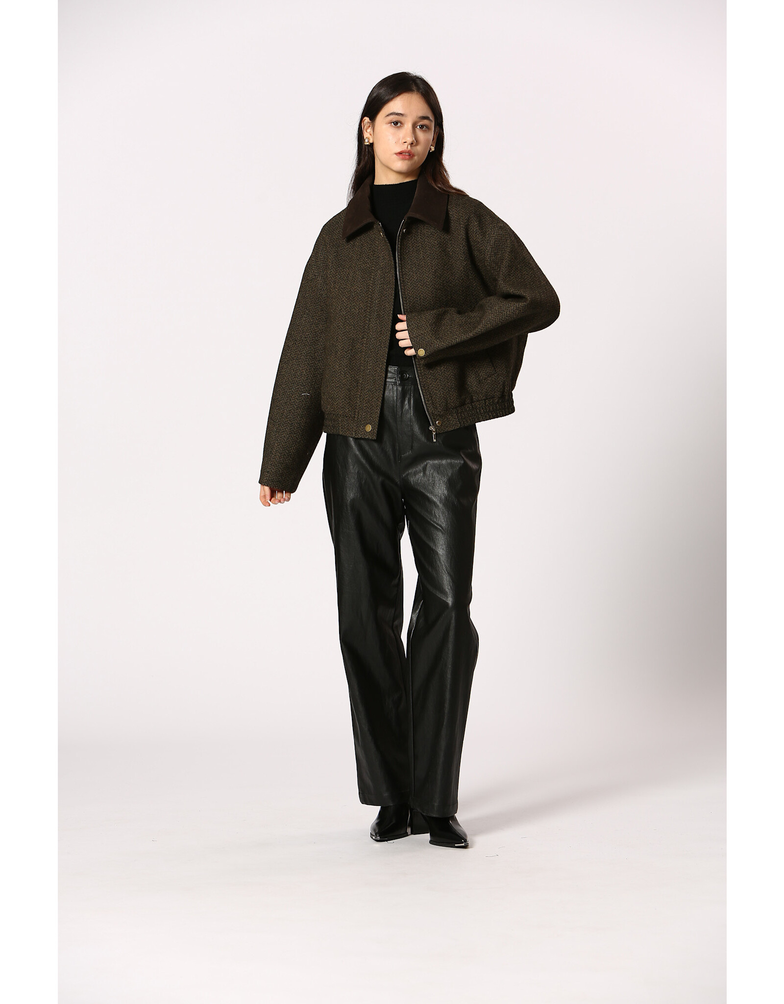 Korner Korner - Herringbone Jacket (Brown)