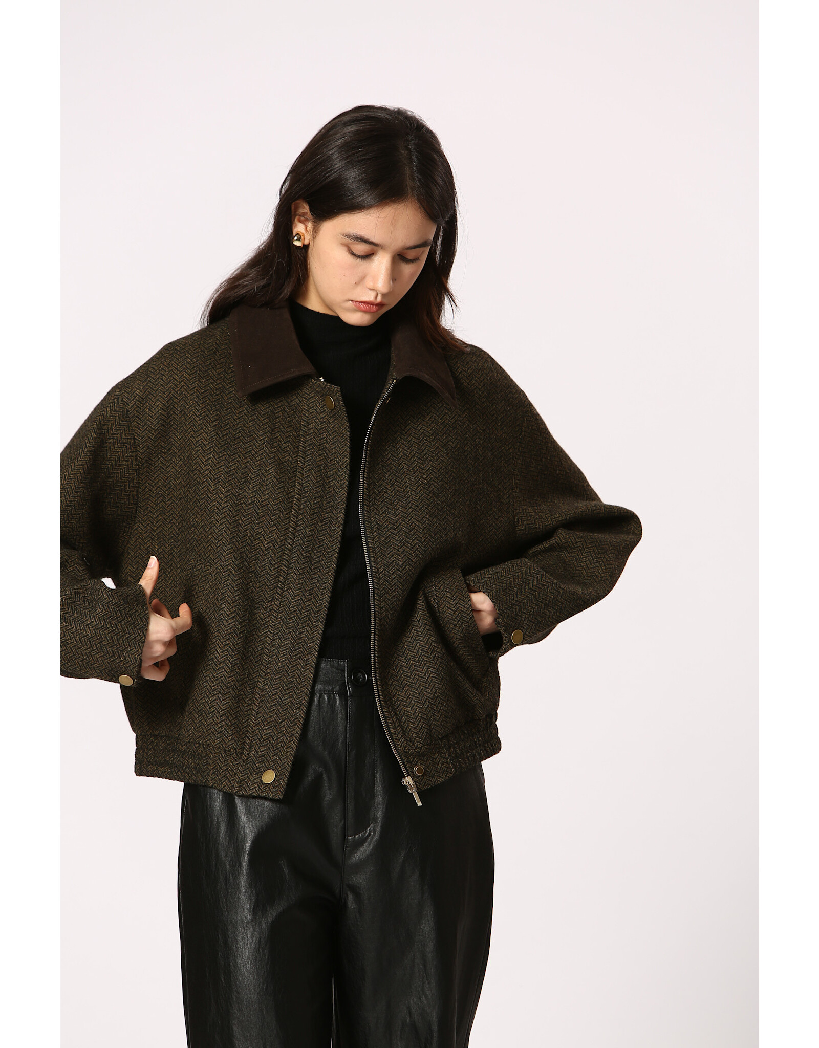 Korner Korner - Herringbone Jacket (Brown)