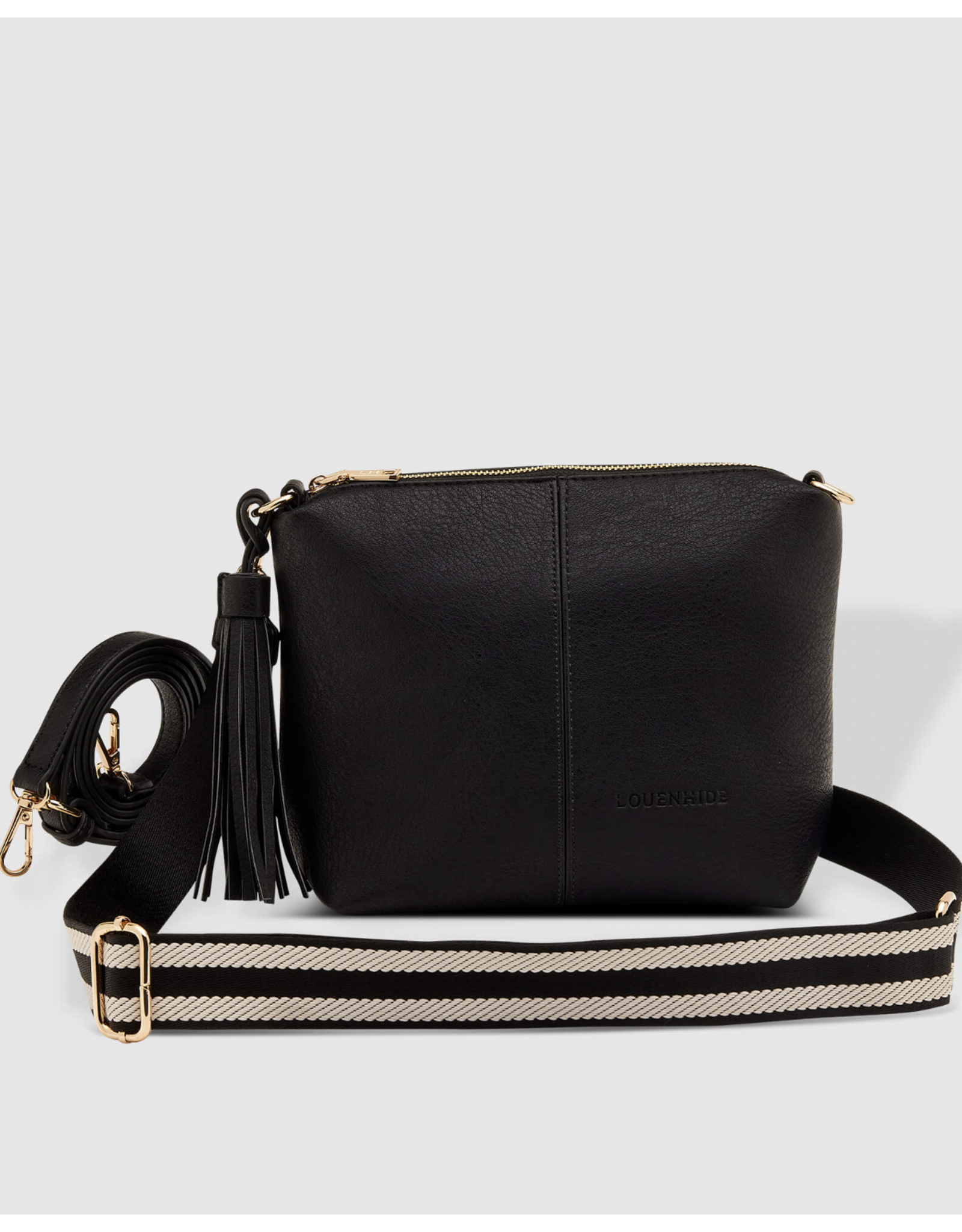 Louenhide Louenhide - Kasey Stripe Crossbody Bag (Black)