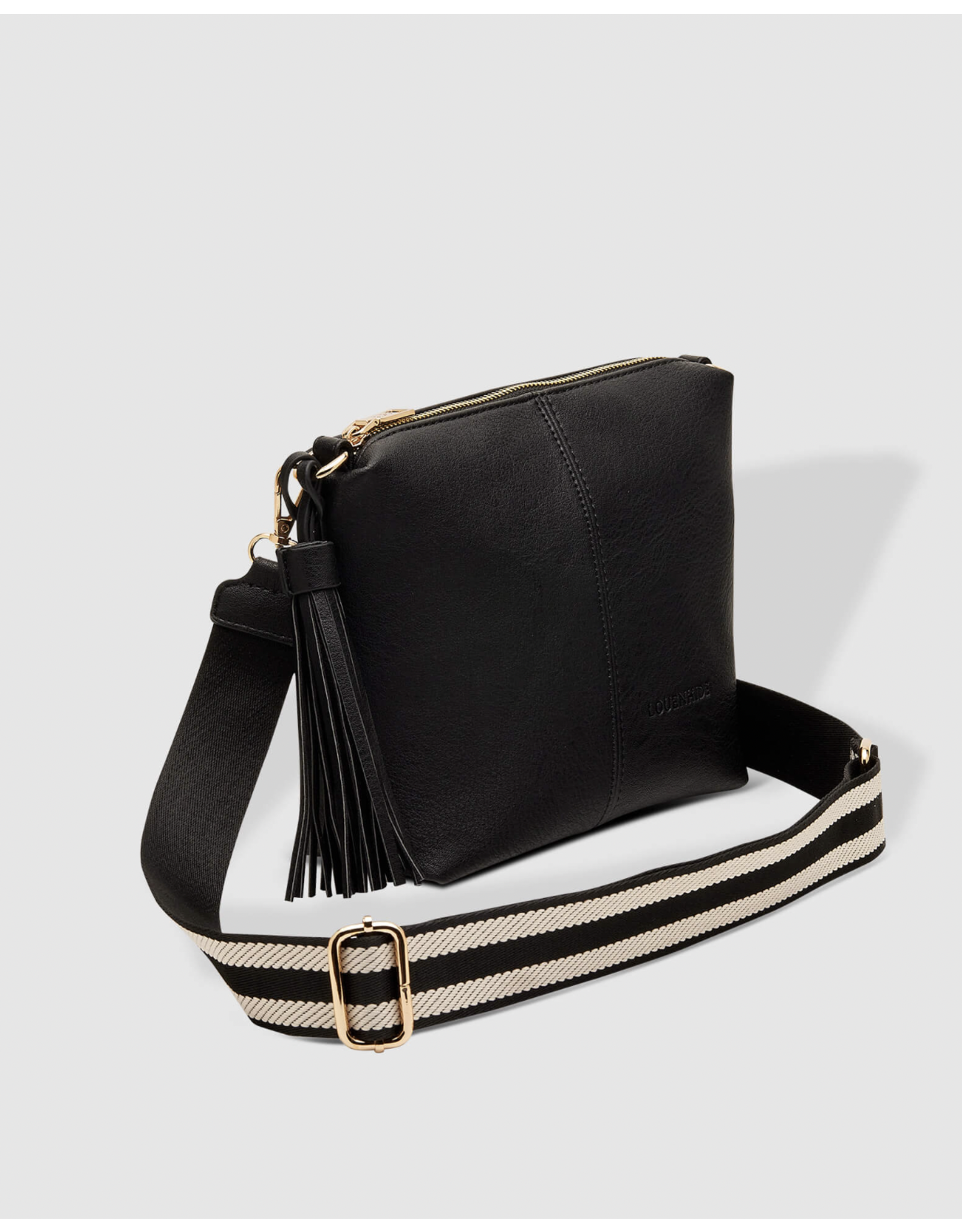 Louenhide Louenhide - Kasey Stripe Crossbody Bag (Black)
