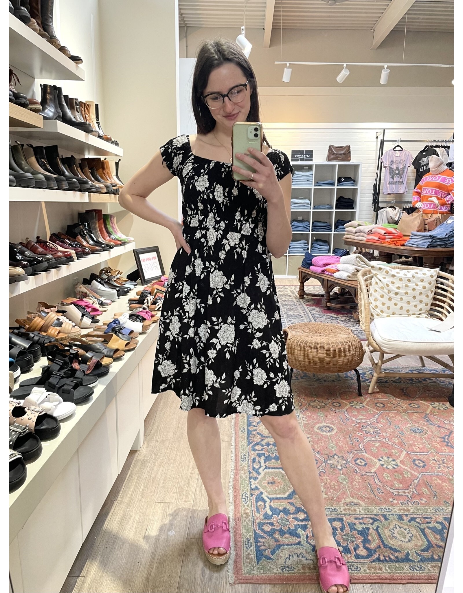 Papillon Papillon - Floral off the Shoulder Dress
