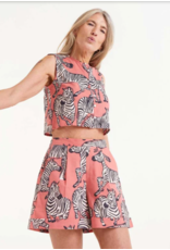 Compania Fantastica Compania Fantastica -  Zebra Print Sleeveless Top (Pink)