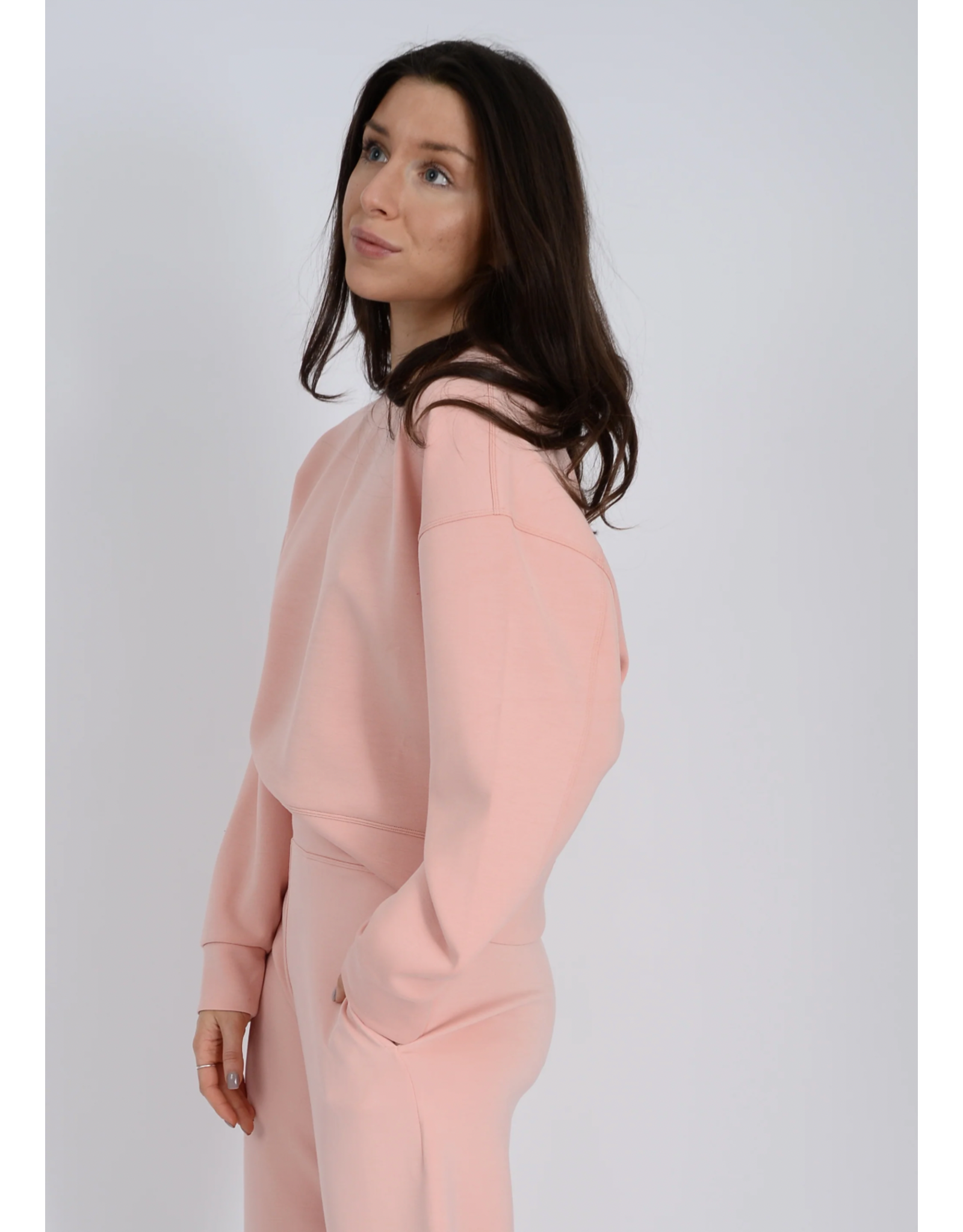 RD Style RD Style - Lucie Soft Knit Crewneck Long Sleeve Pullover (Dusty Peach)