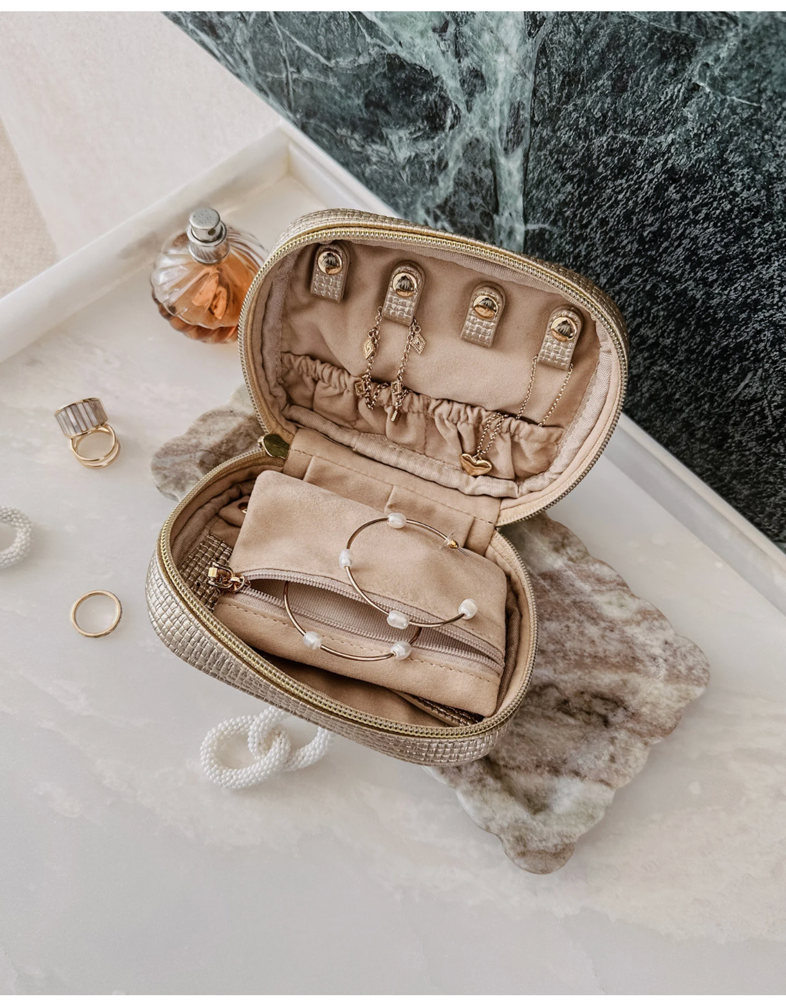 Louenhide Louenhide -  Rita Jewelry Case (Champagne)