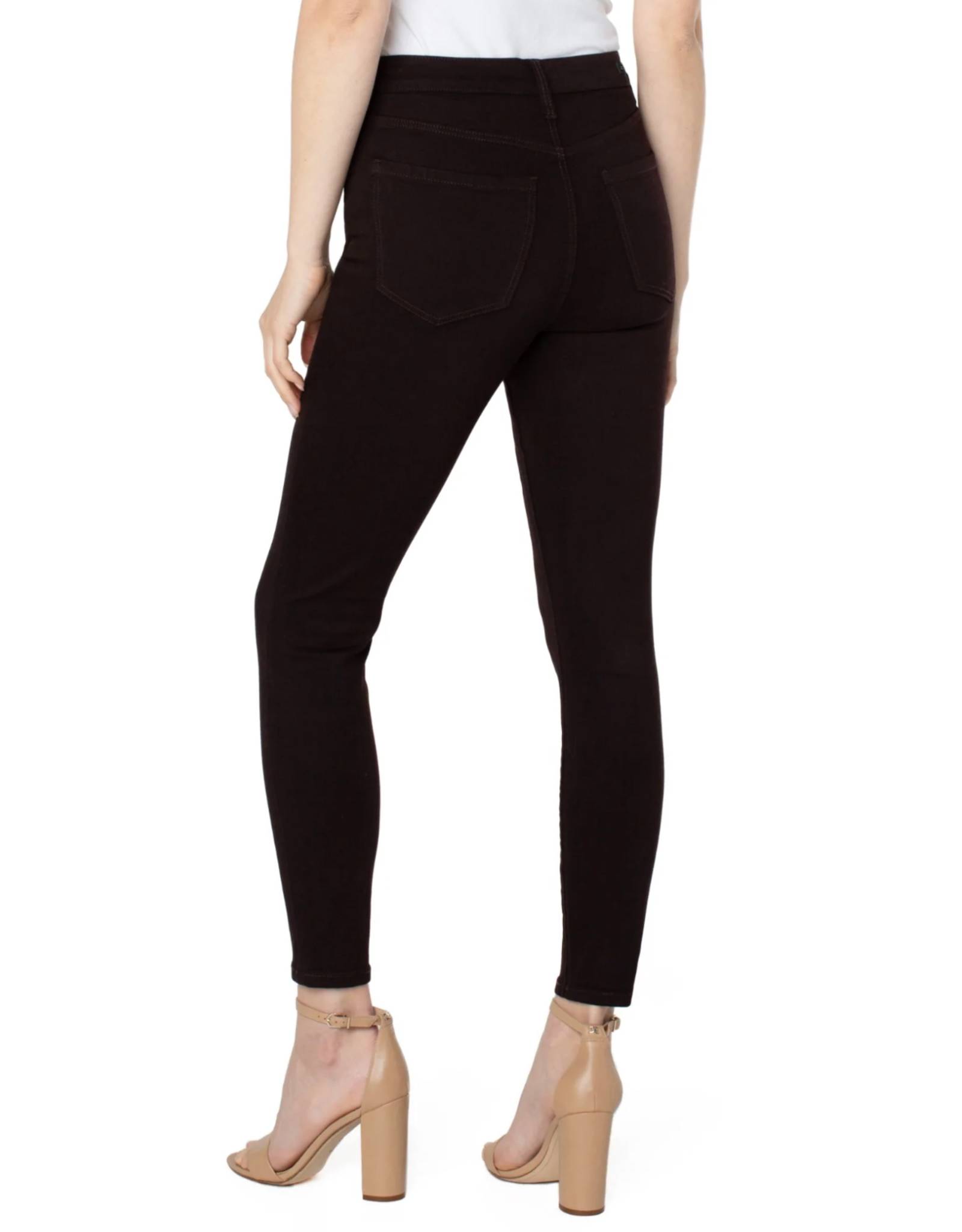 Liverpool Liverpool - Abby High Rise Ankle Skinny (Molasses)