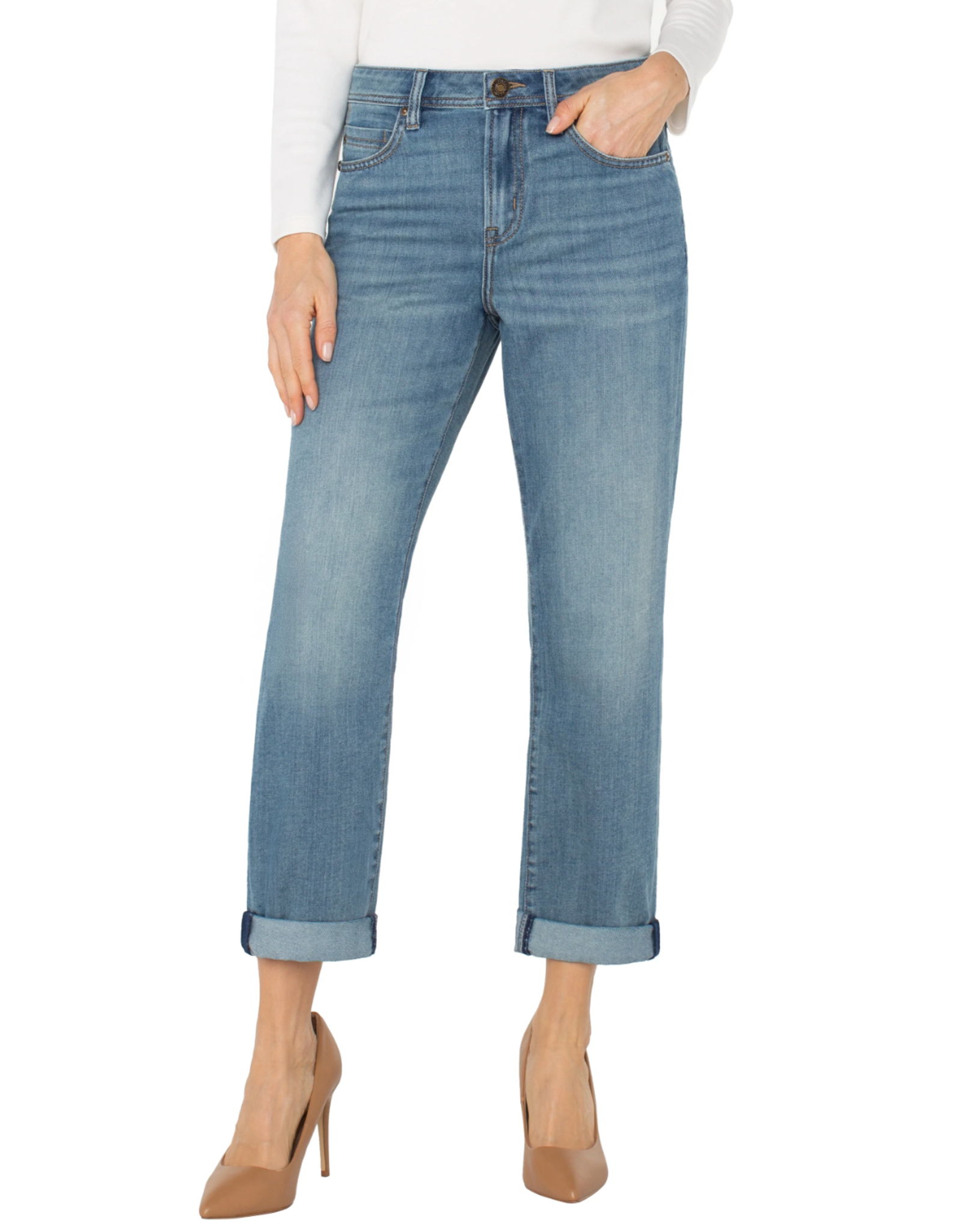 Liverpool Liverpool - The Keeper Boyfriend Jean - Zip Fly (Ashworth)