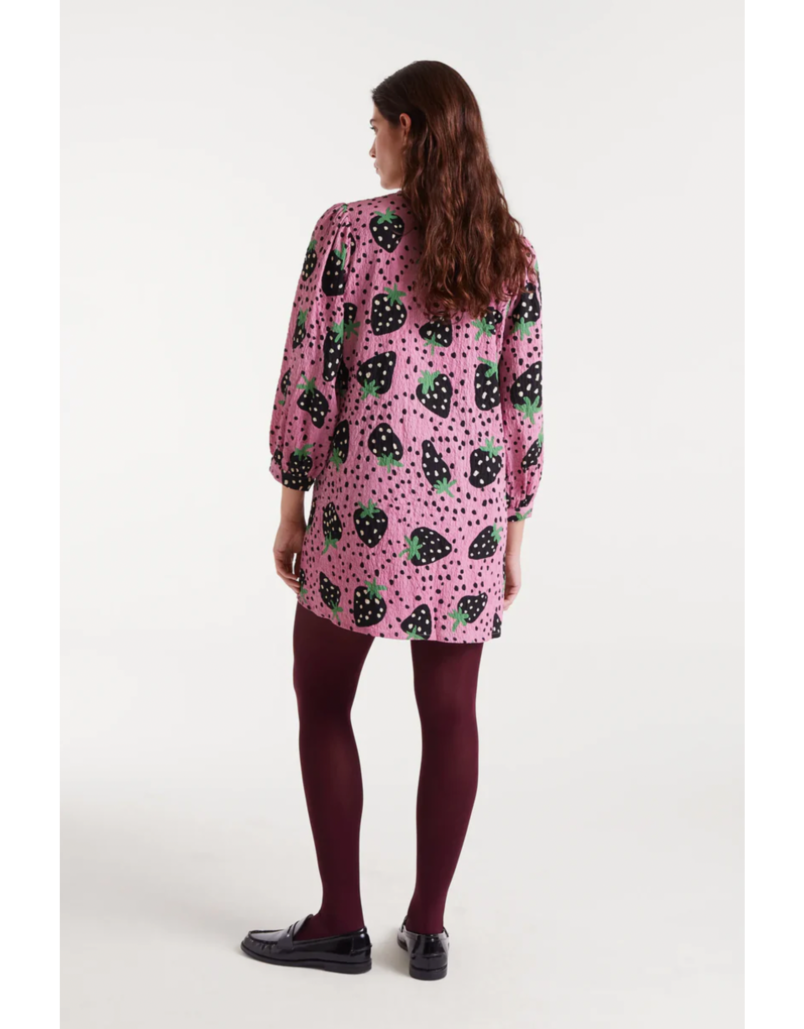 Compania Fantastica Compania Fantastica - Strawberry Print Short Dress