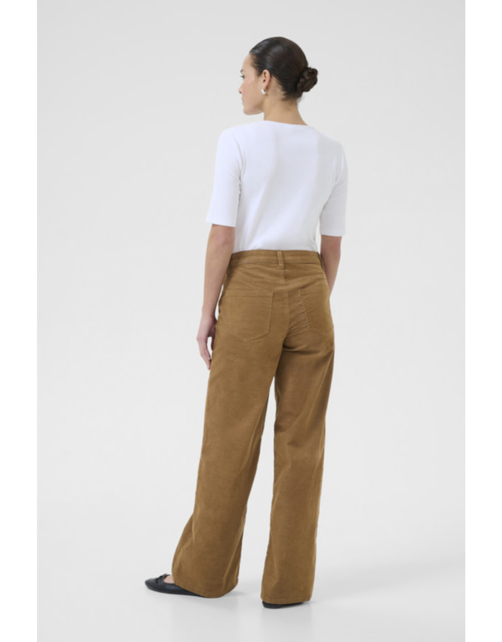 Kaffe Kaffe - Molly Corduroy Pants (Toasted Coconut)