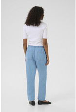 Kaffe Kaffe - Luise Chambray Barrel Trousers (Medium Blue)