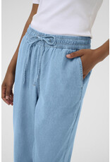 Kaffe Kaffe - Luise Chambray Barrel Trousers (Medium Blue)