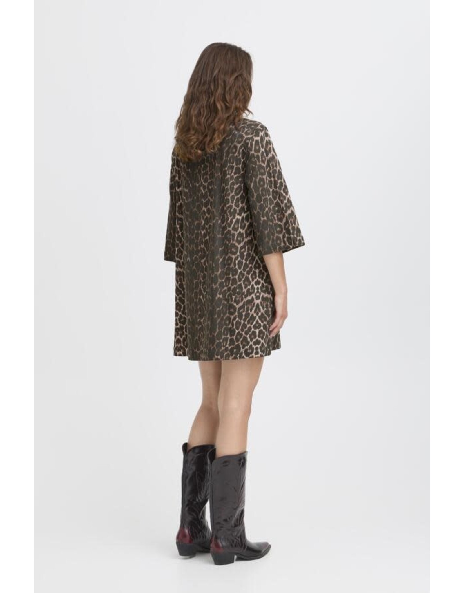 b.young b.young - Kenna Dress (Denim Leopard)