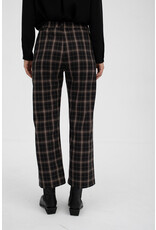 Mus & BomBon Mus & BomBon - Dalston Cropped Trousers (Black Windowpane Check)