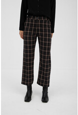 Mus & BomBon Mus & BomBon - Dalston Cropped Trousers (Black Windowpane Check)