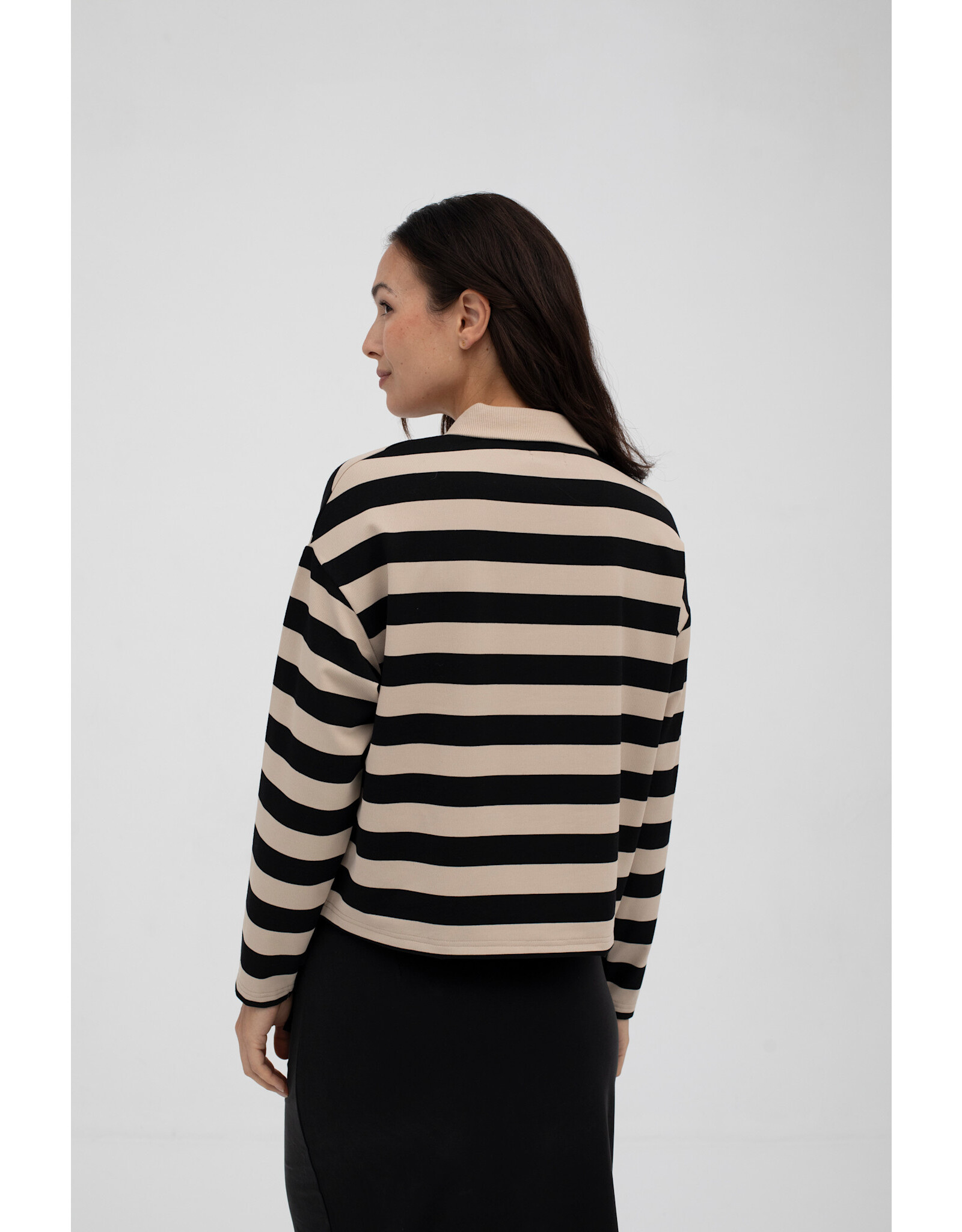 Mus & BomBon Mus & BomBon - Pedralbes Striped Polo Jumper