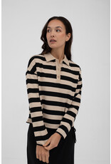 Mus & BomBon Mus & BomBon - Pedralbes Striped Polo Jumper